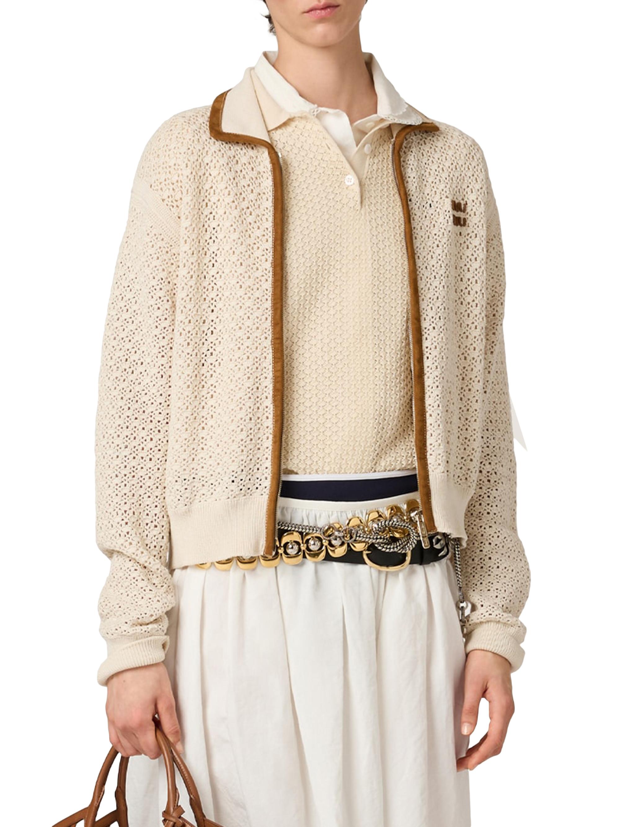 Miu Miu Cotton Polo Shirt | Saks Fifth Avenue