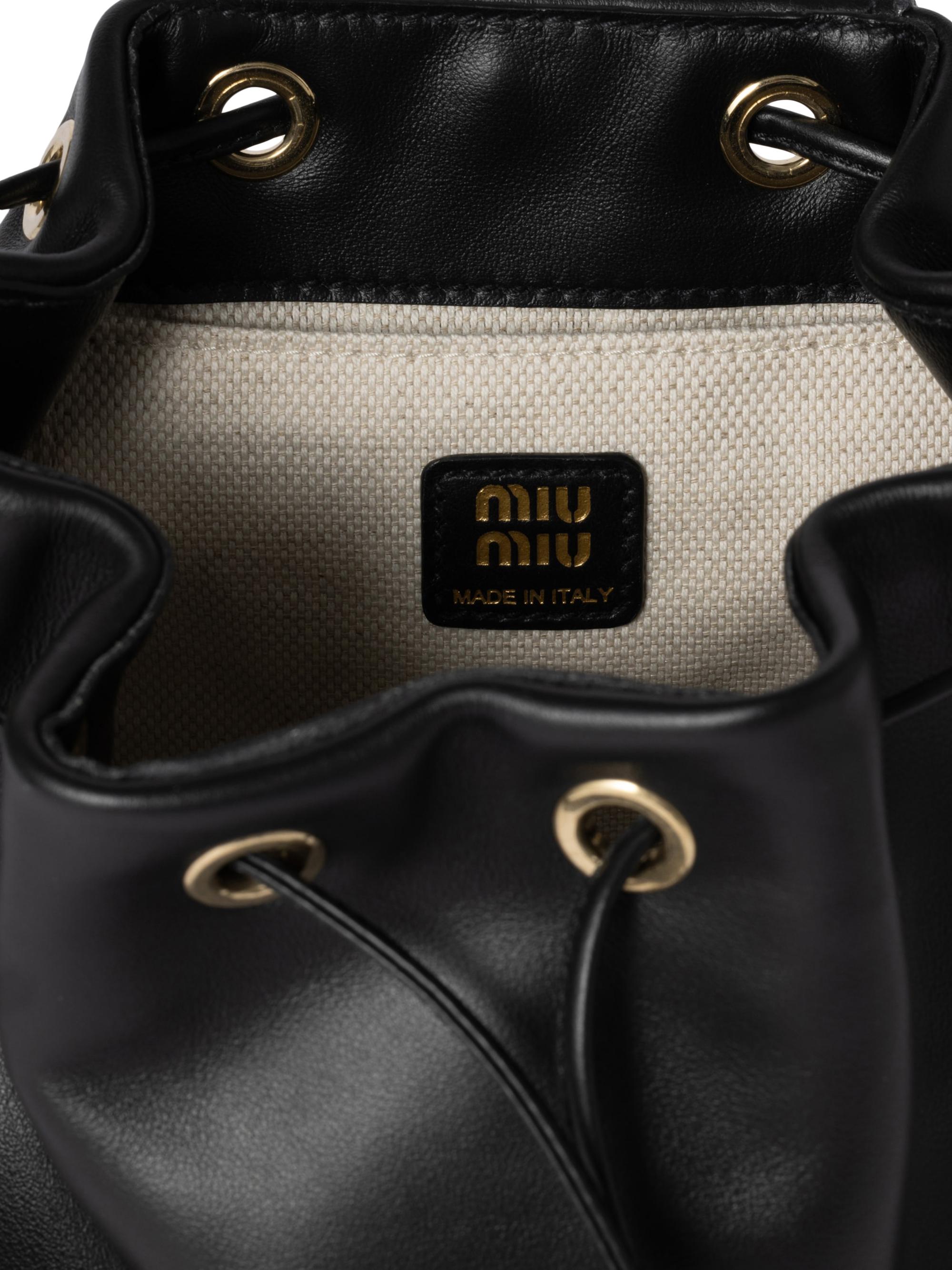 Miu Miu Leather Backpack | Saks Fifth Avenue