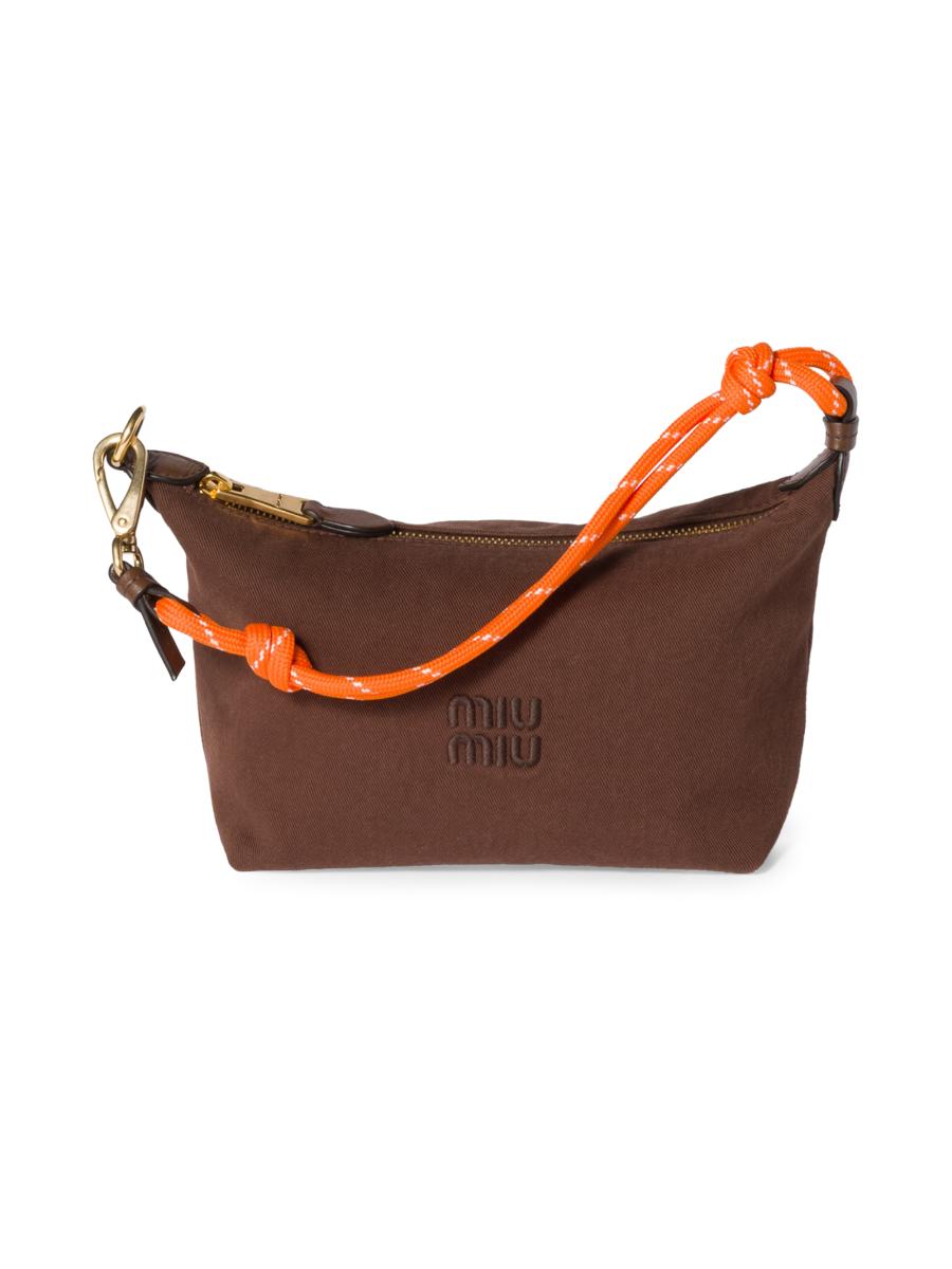 Miu Miu Gabardine Pouch | Saks Fifth Avenue