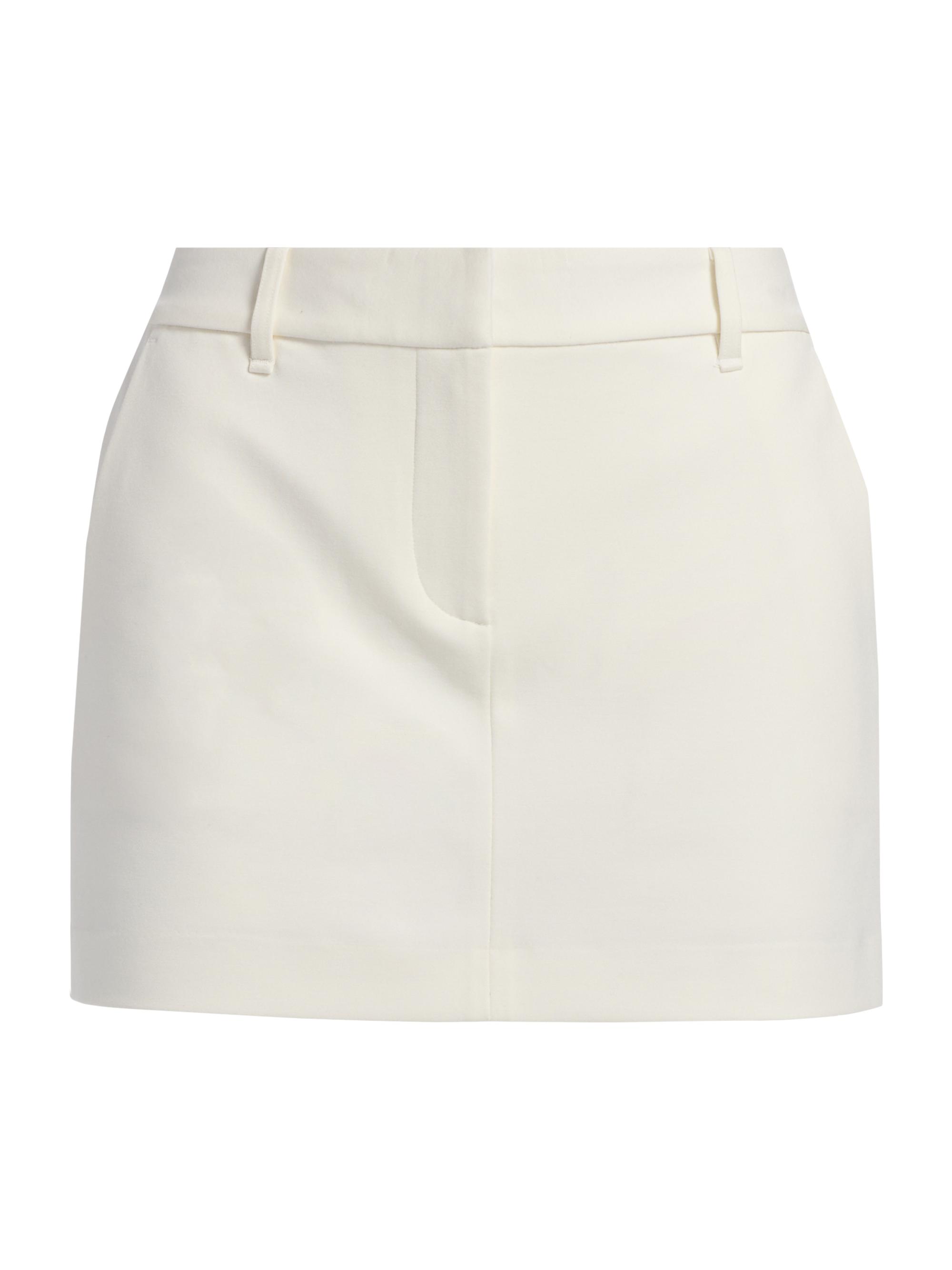 ALICE + OLIVIA Lakelyn Denim Skort | Saks Fifth Avenue