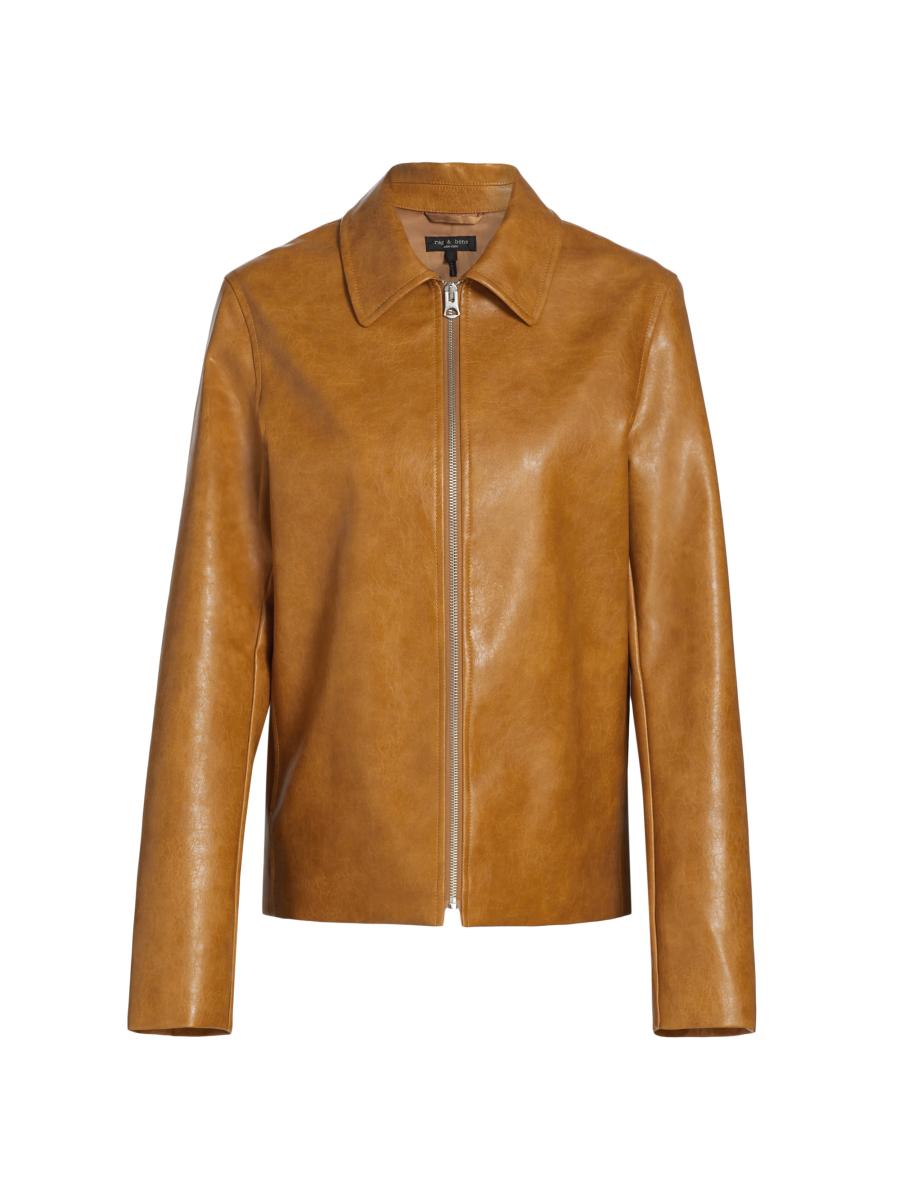 rag & bone Jordie Faux Leather Jacket | Saks Fifth Avenue