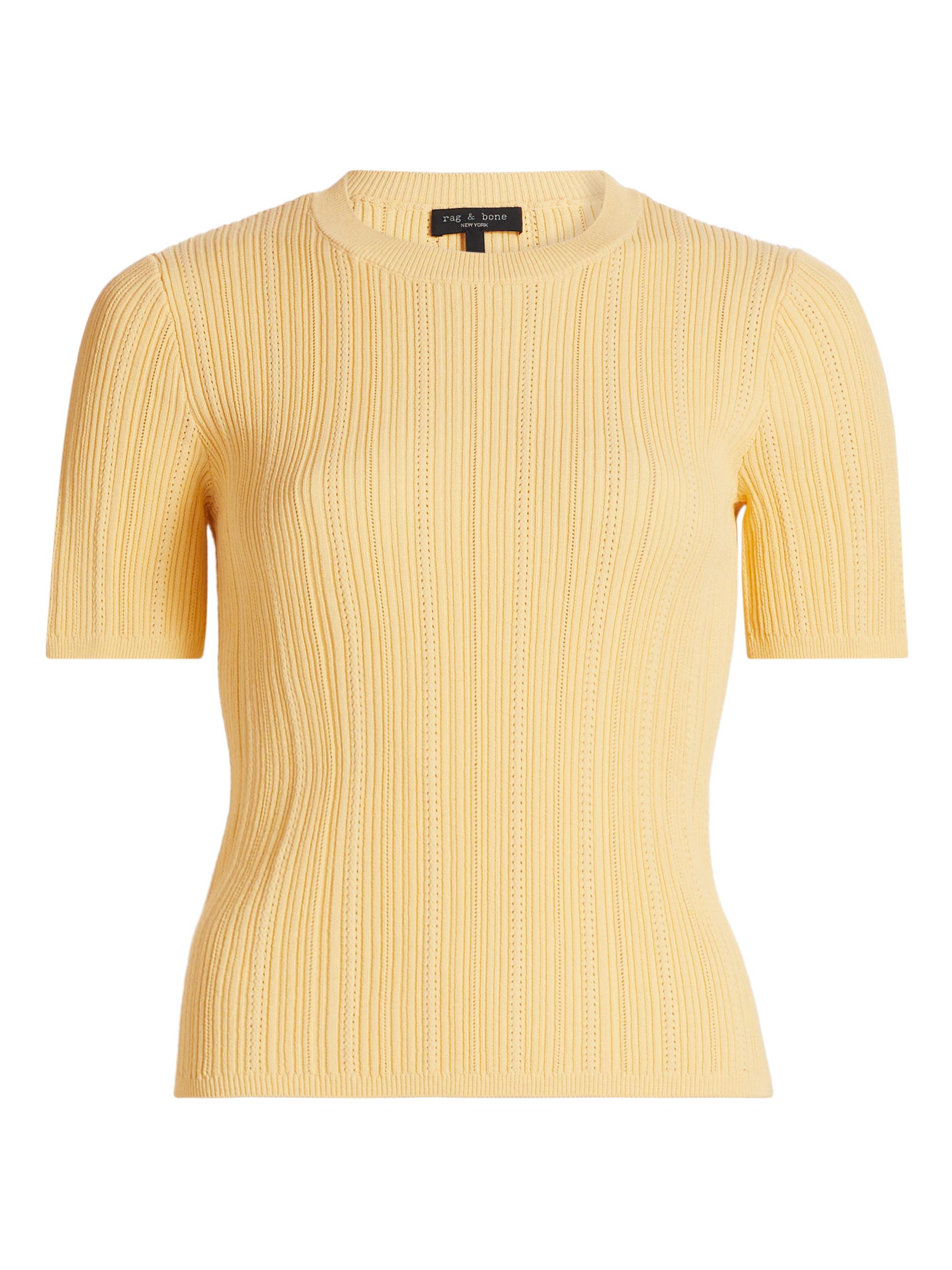 rag & bone Women's Camryn Short-Sleeve T-Shirt - Sunlight