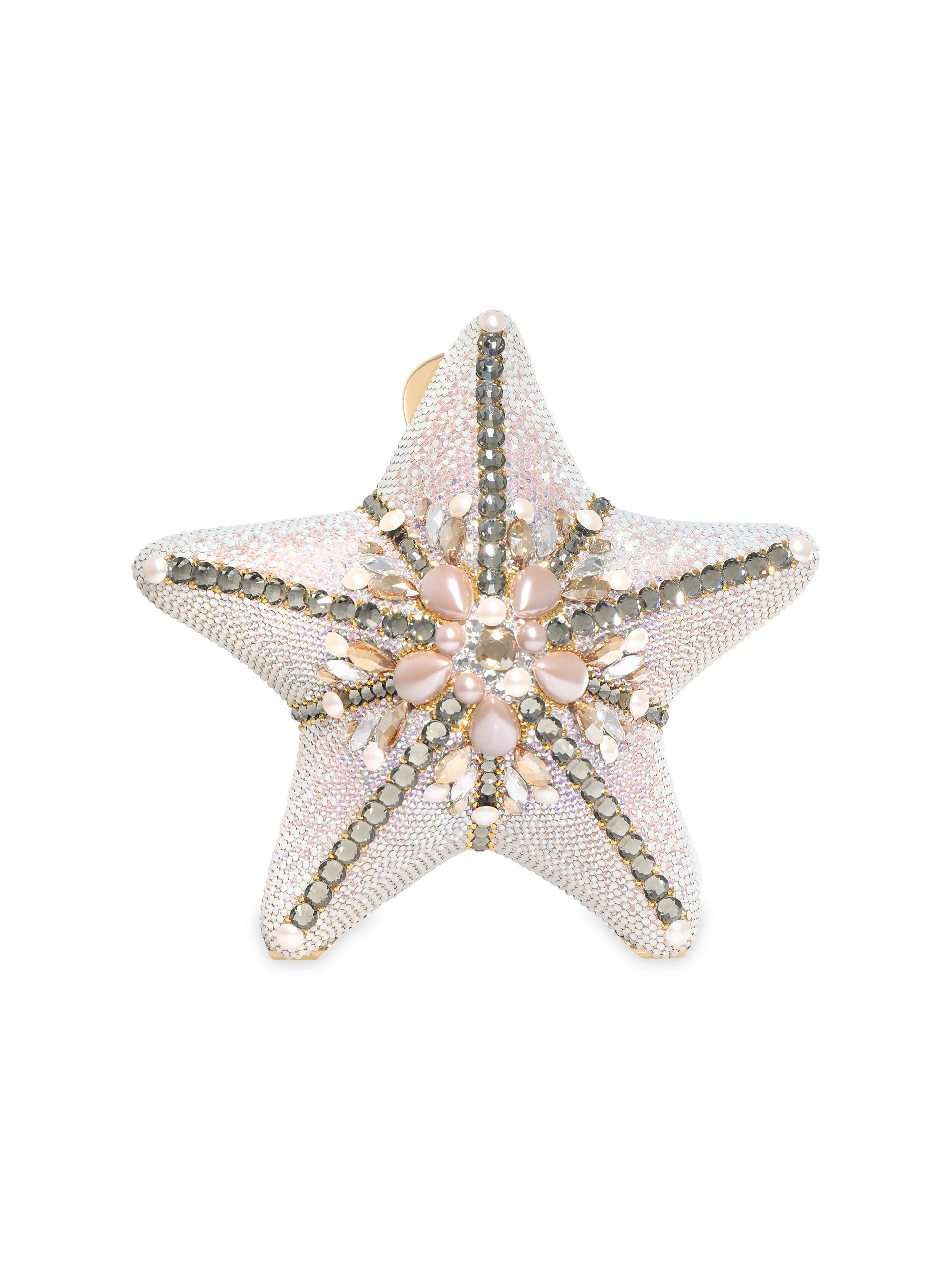 Judith Leiber Couture Women's Crystal-Embellished Starfish Convertible Clutch - Champagne White Opal Multi