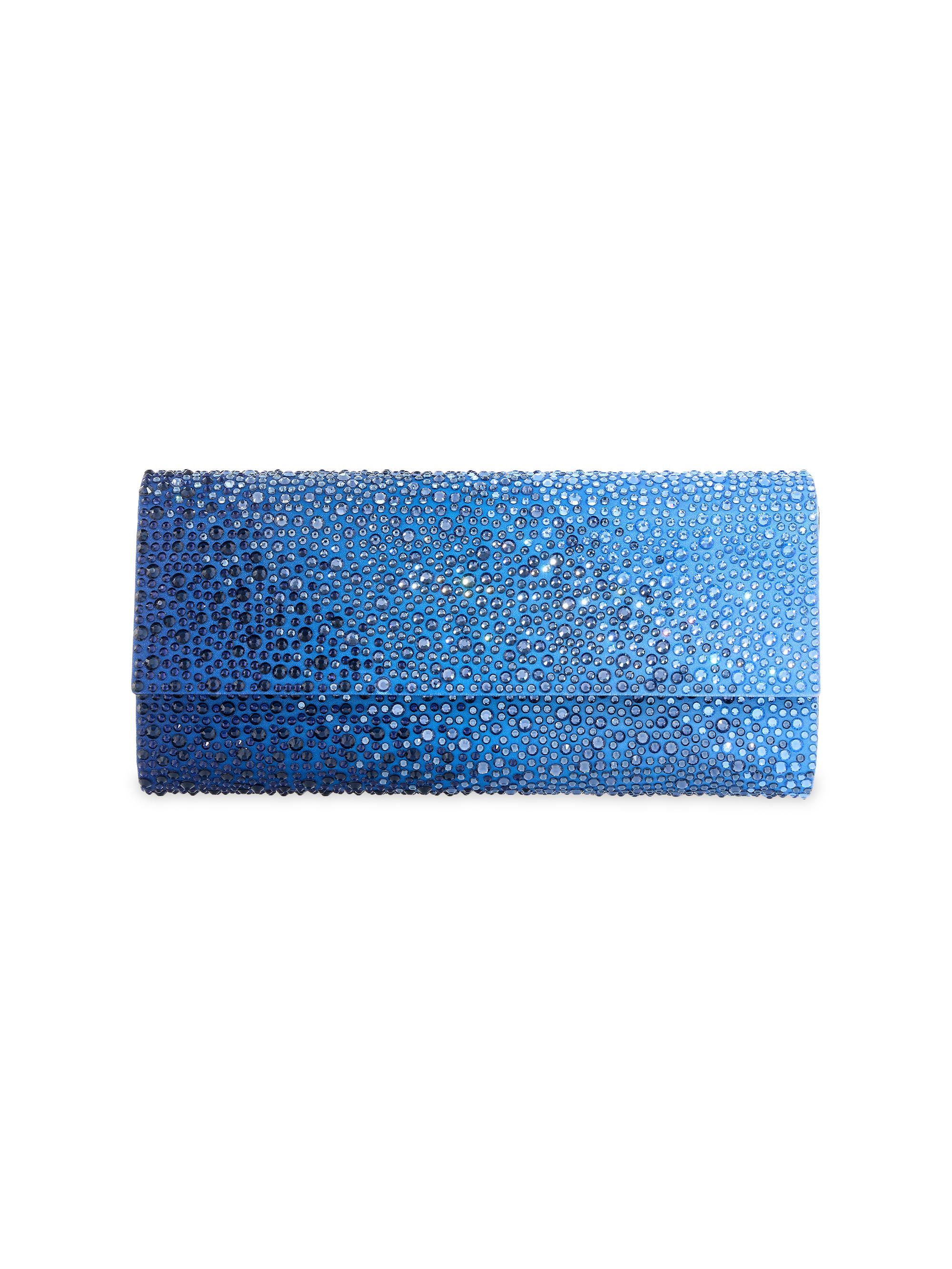 Judith Leiber Couture Women's Perry Crystal-Embellished Convertible Clutch - Silver Blue