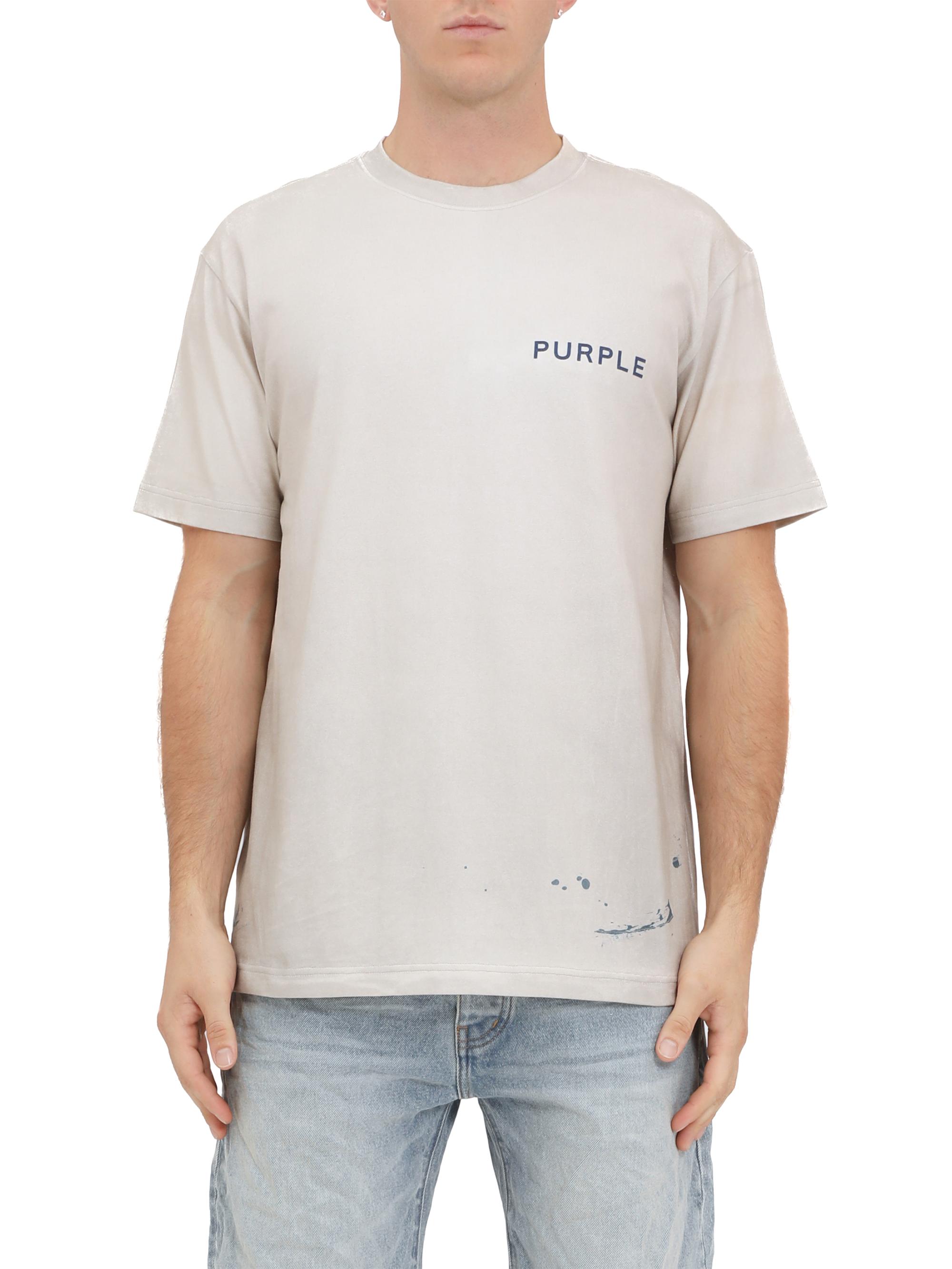 Purple Brand Men's Heavyweight Cotton Jersey Crewneck T-Shirt - Khaki