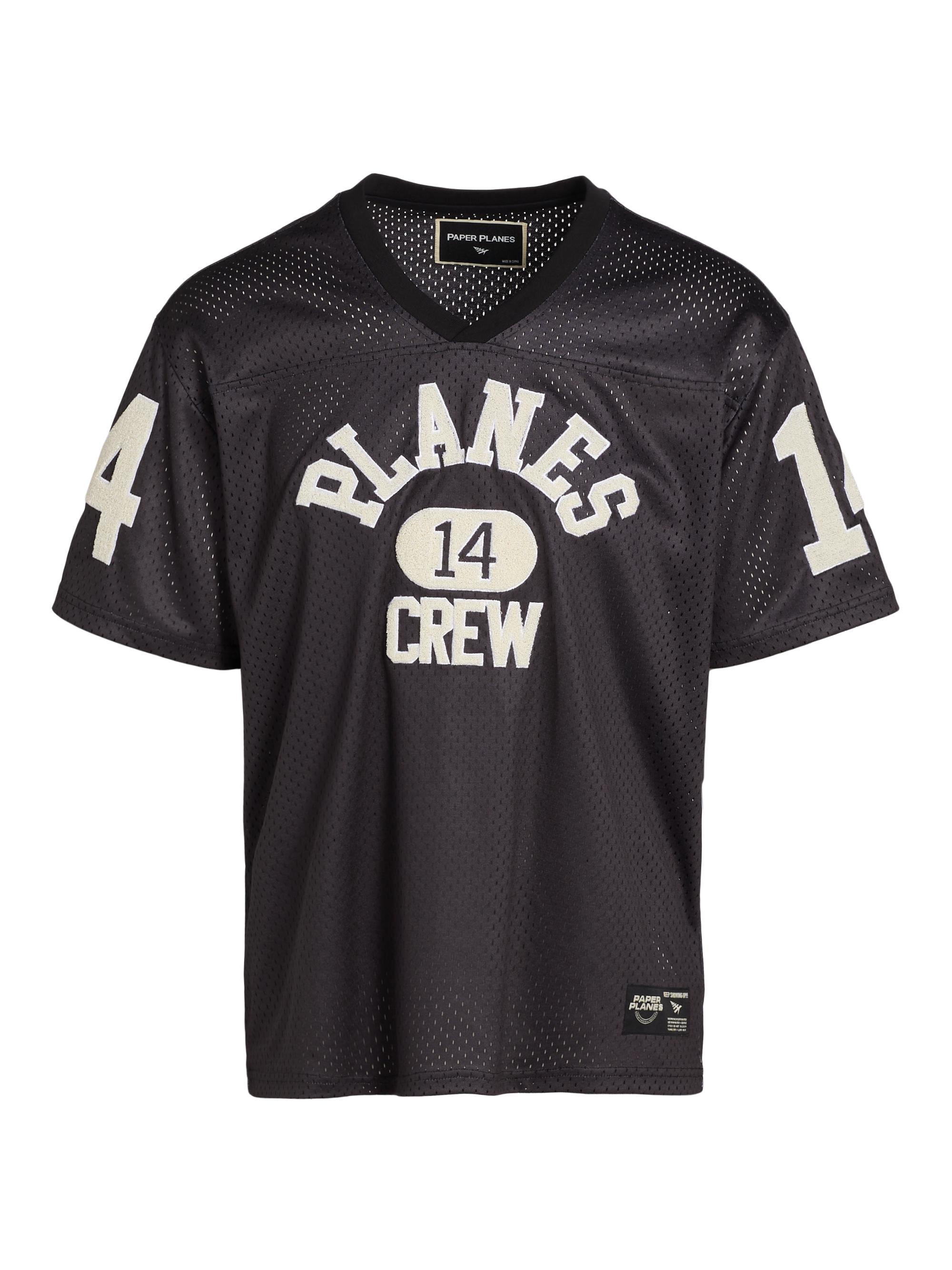 Paper Planes Men's Crew Mesh Jersey - Black