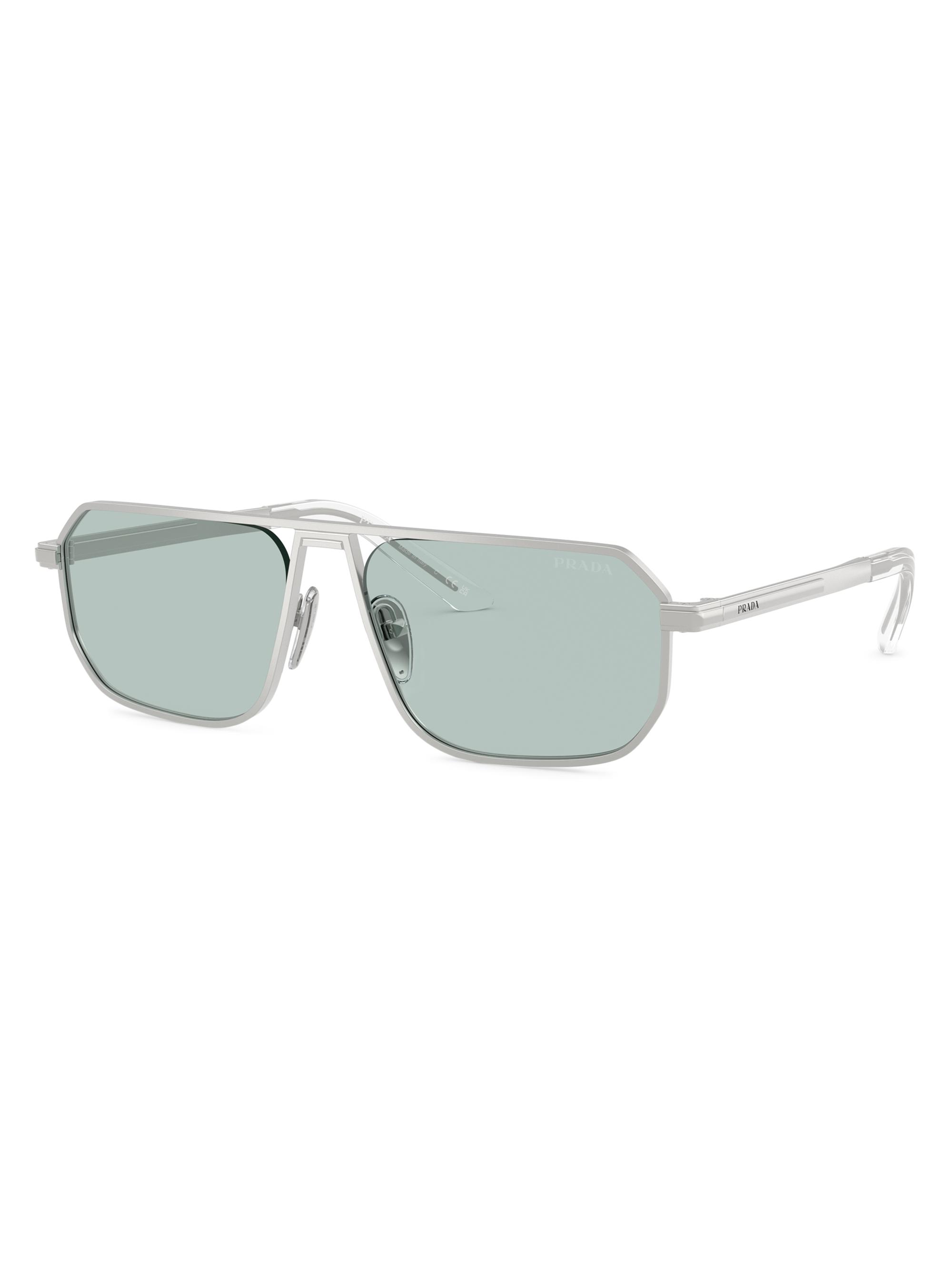 Prada 55MM Oval Sunglasses | Saks Fifth Avenue