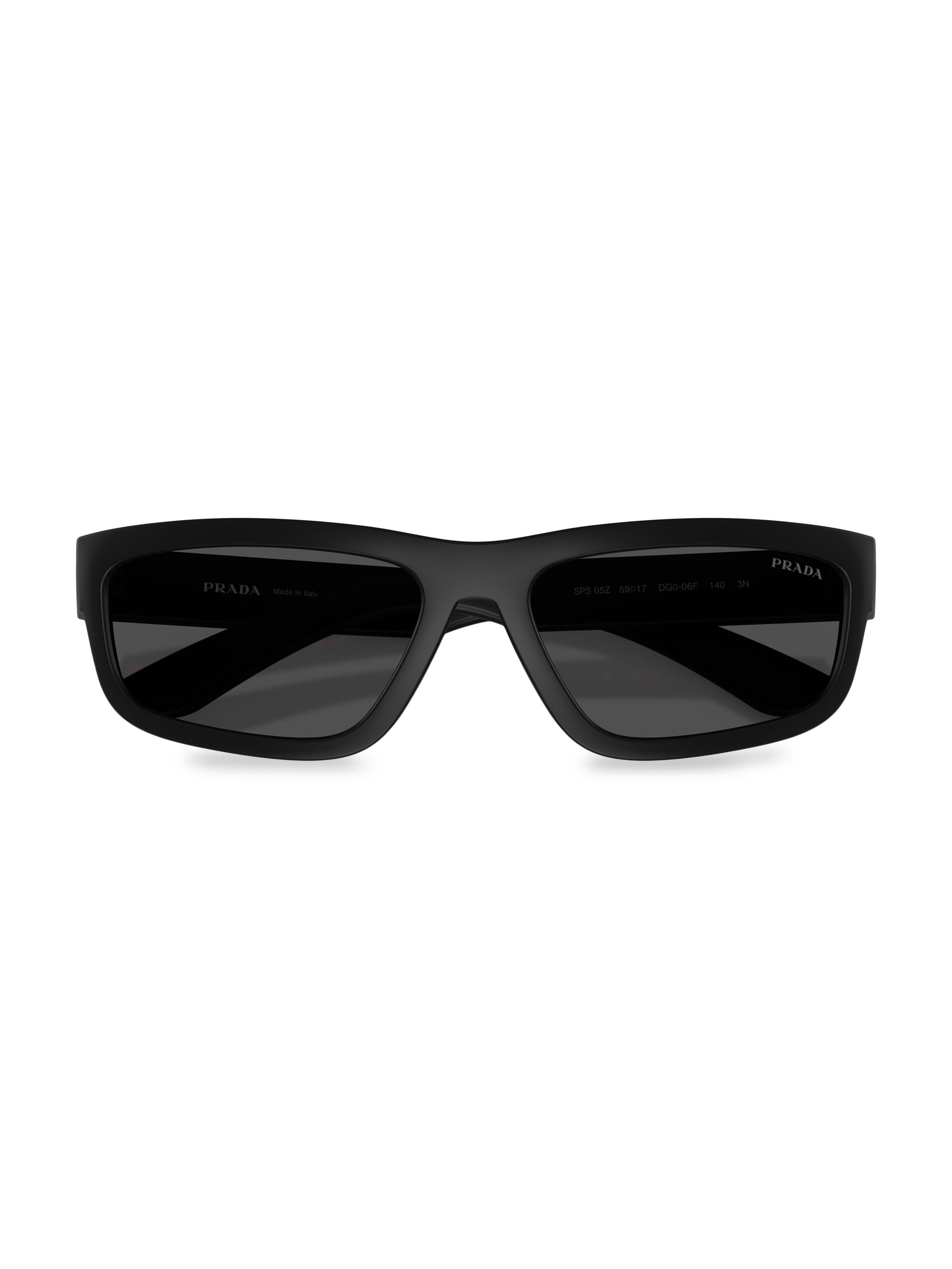 Prada 59MM Rectangular Sunglasses | Saks Fifth Avenue