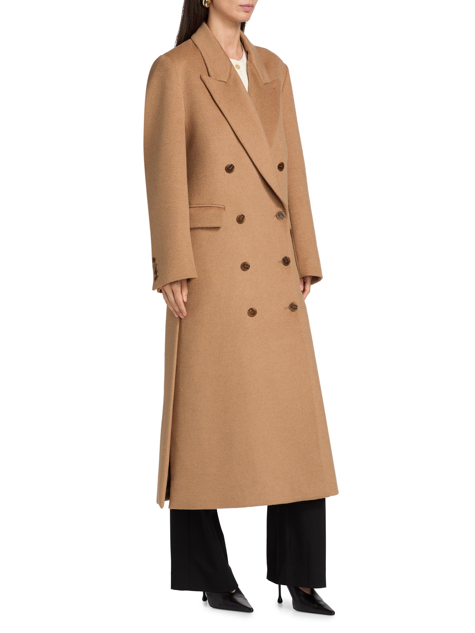 Heirlome Lilli Camel Hair Double-Breasted Coat | Saks Fifth Avenue