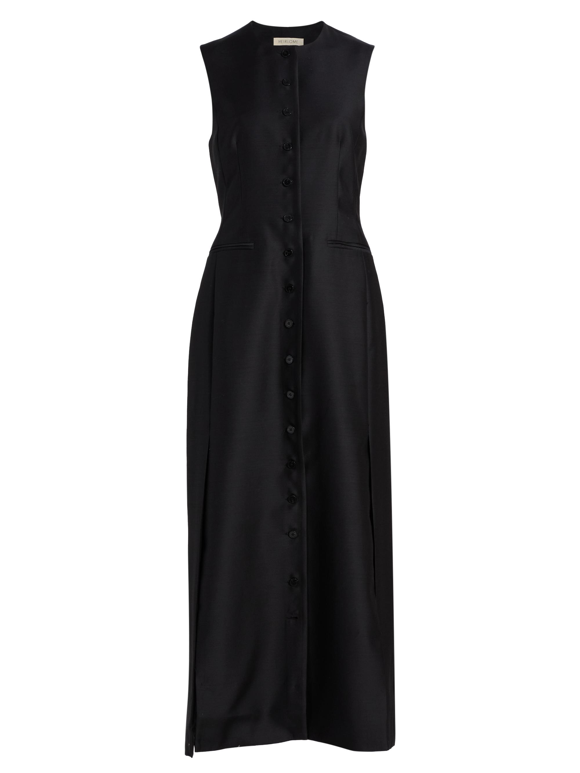 Heirlome Women's Paulina Wool-Silk Maxi Dress - Black