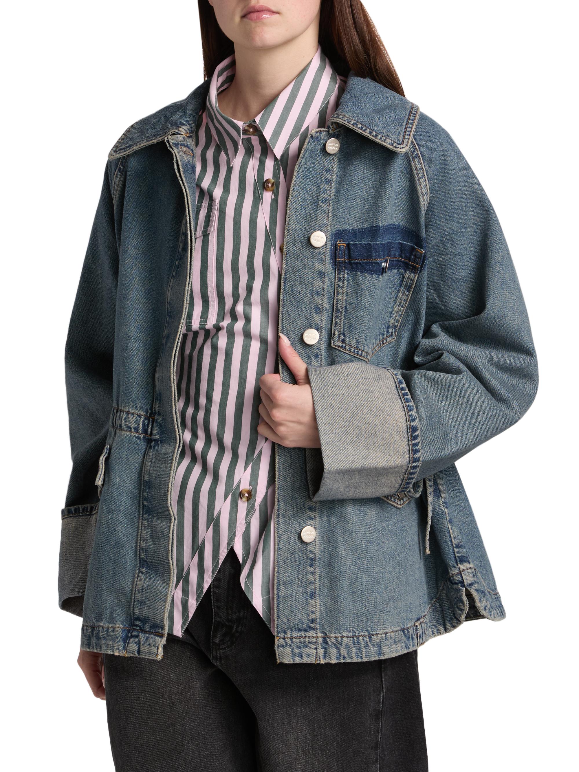 Damson Madder Emilie Denim Workwear Jacket | Saks Fifth Avenue