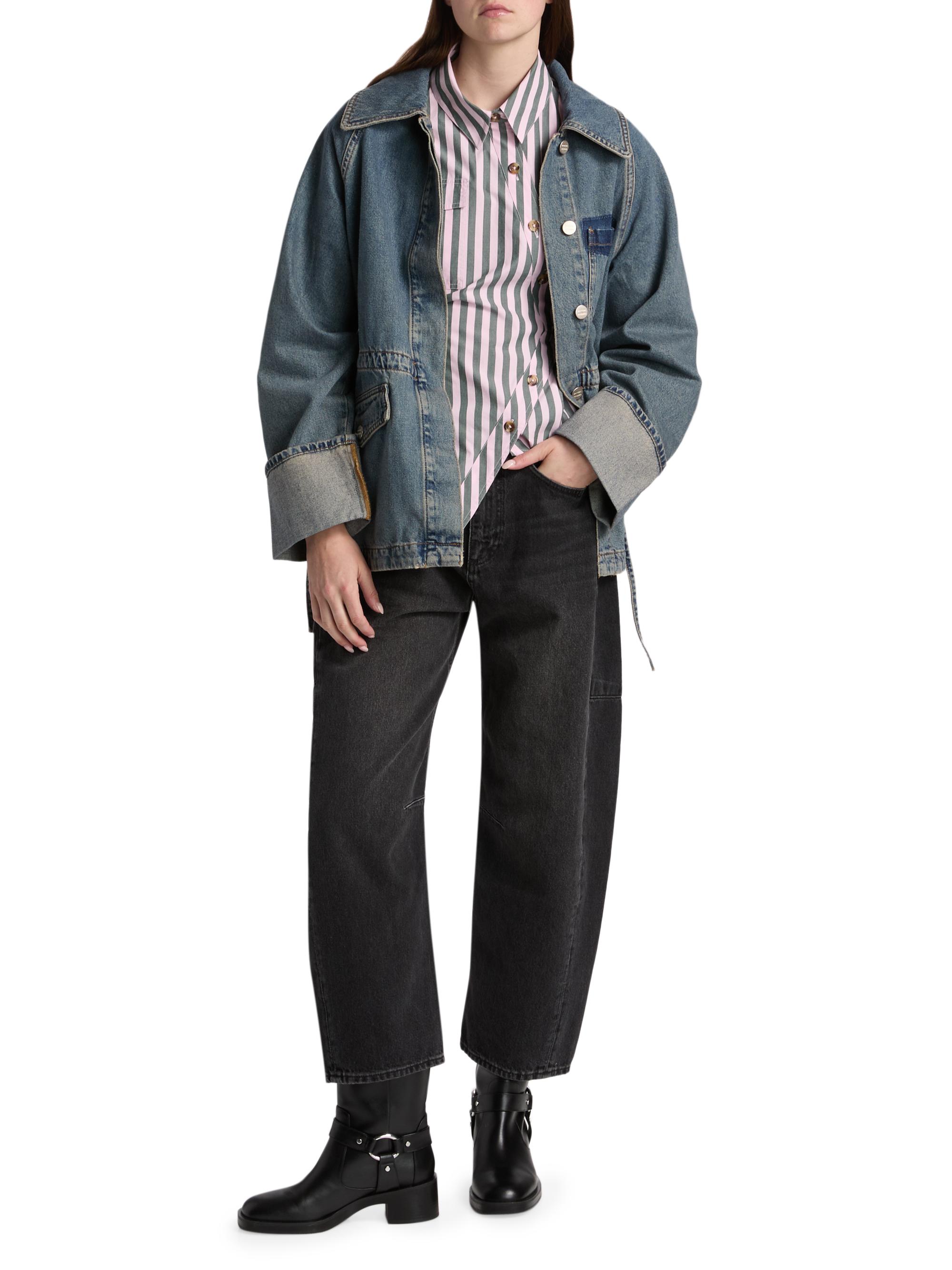 Damson Madder Emilie Denim Workwear Jacket | Saks Fifth Avenue