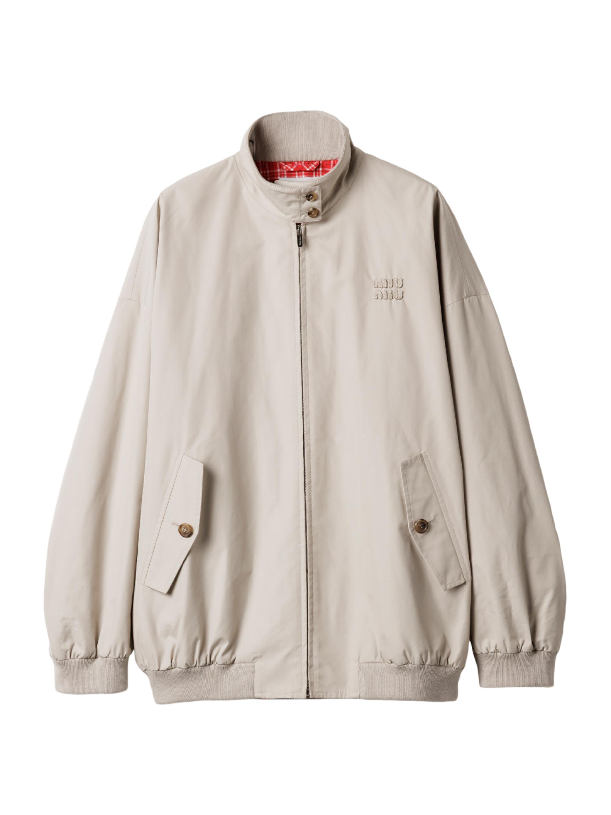 miumiuジャケット Miu Miu Padded Denim Blouson Jacket | Saks Fifth Avenue