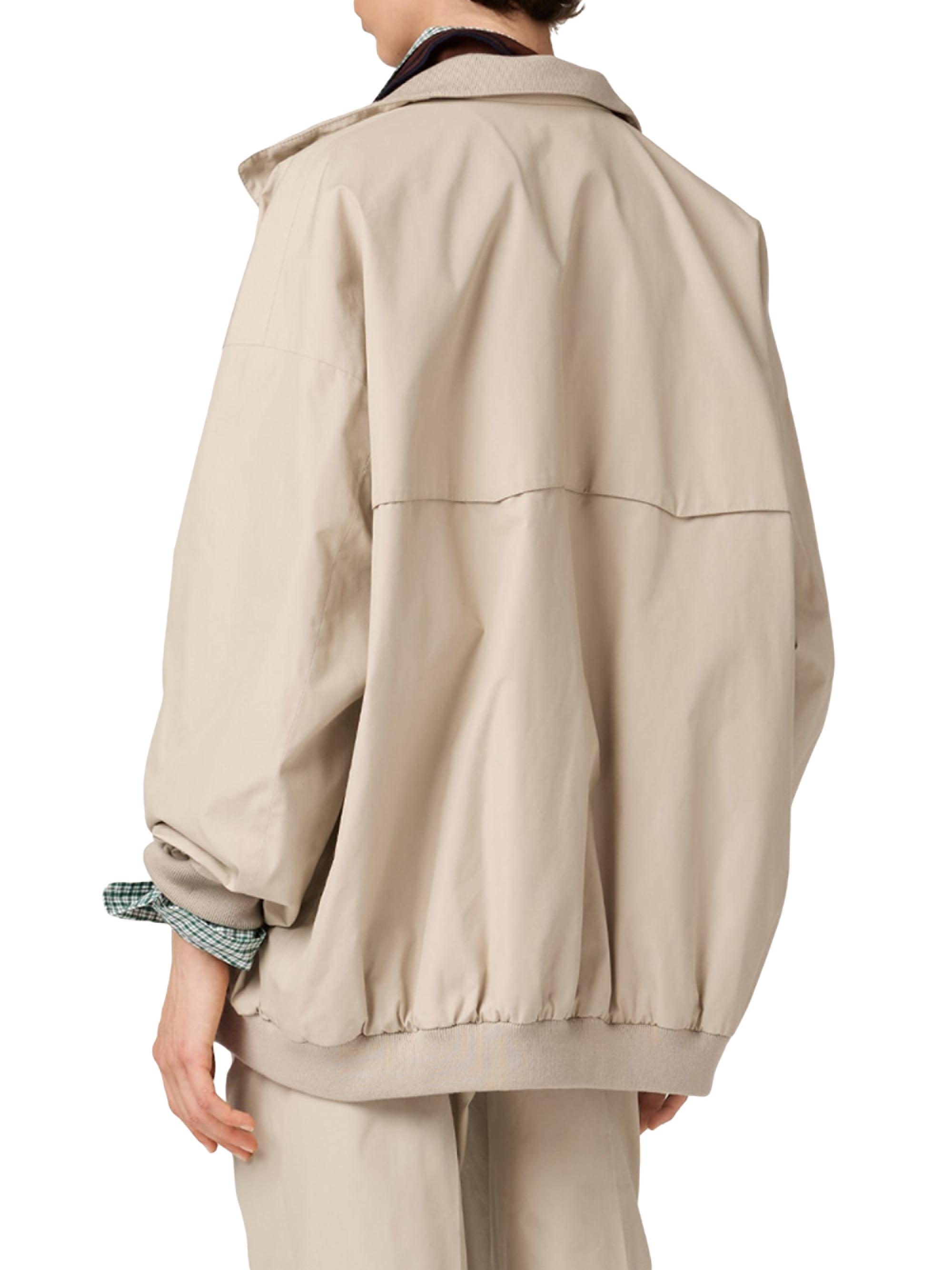 Miu Miu Panama Cotton Blouson Jacket | Saks Fifth Avenue