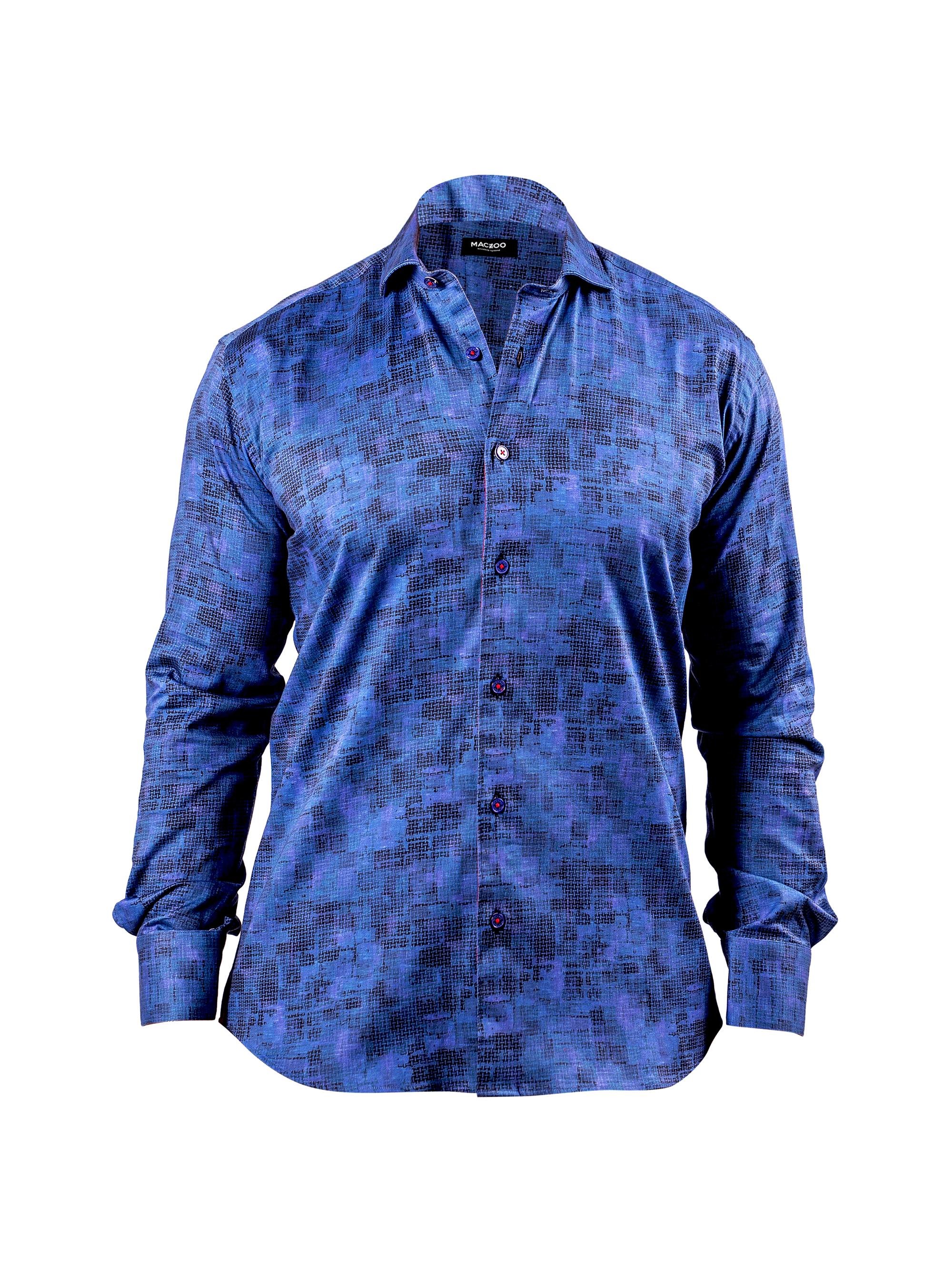 Maceoo Men's Einstein Resistance Shirt - Blue
