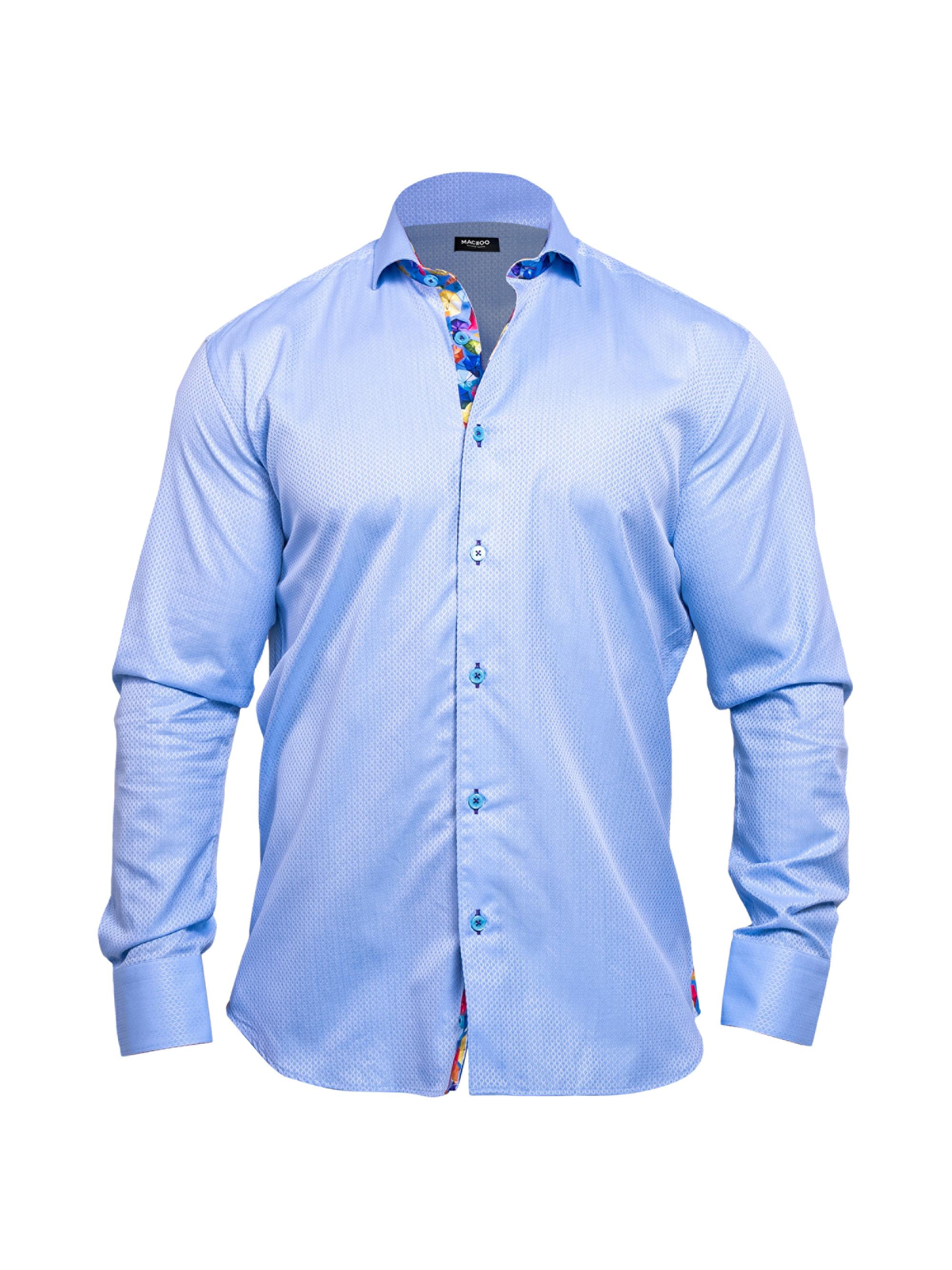 Maceoo Men's Einstein Resistance Shirt - Blue