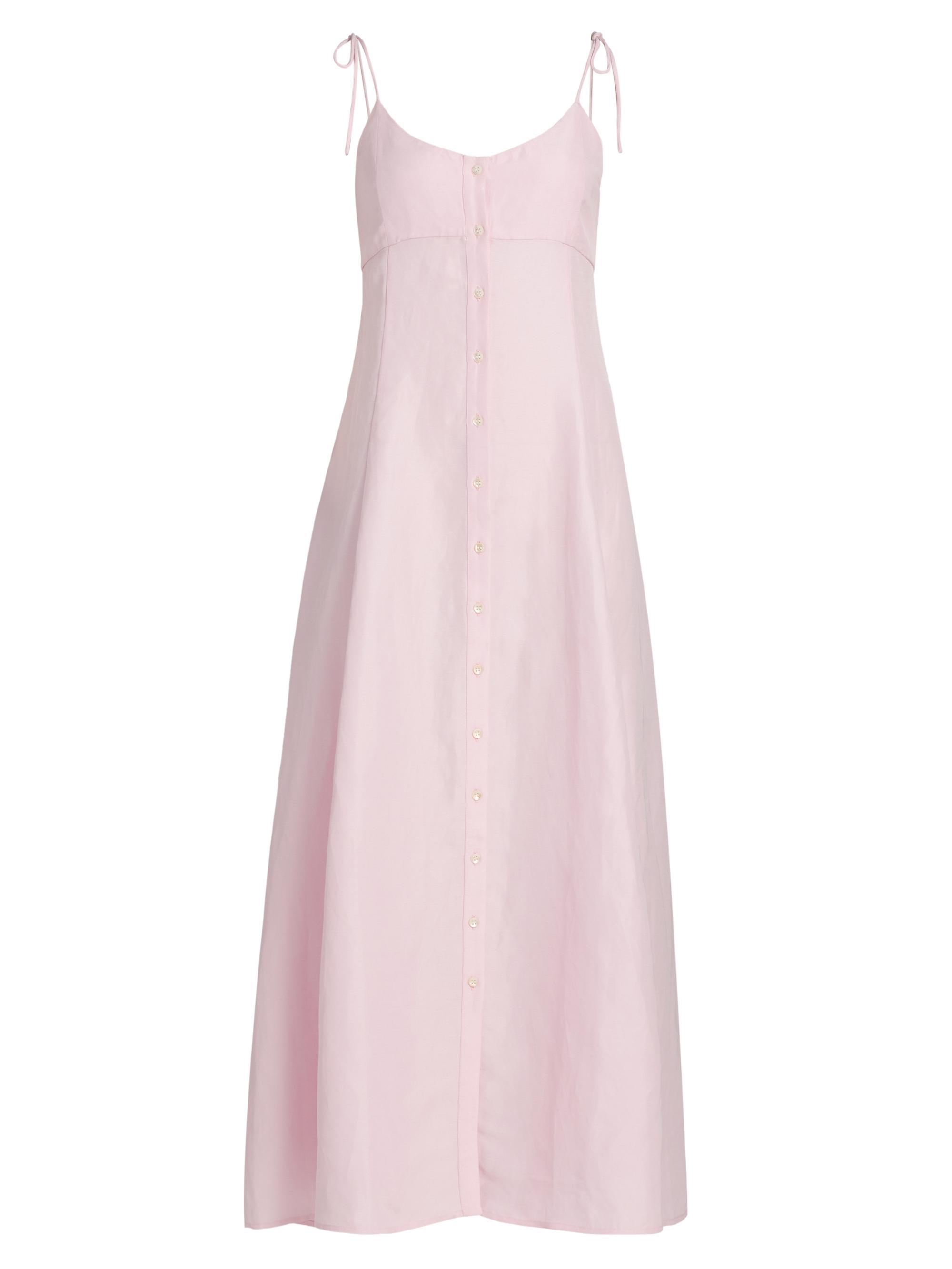 Rosie Assoulin Women's High Garden Satin Maxi Dress - Blush