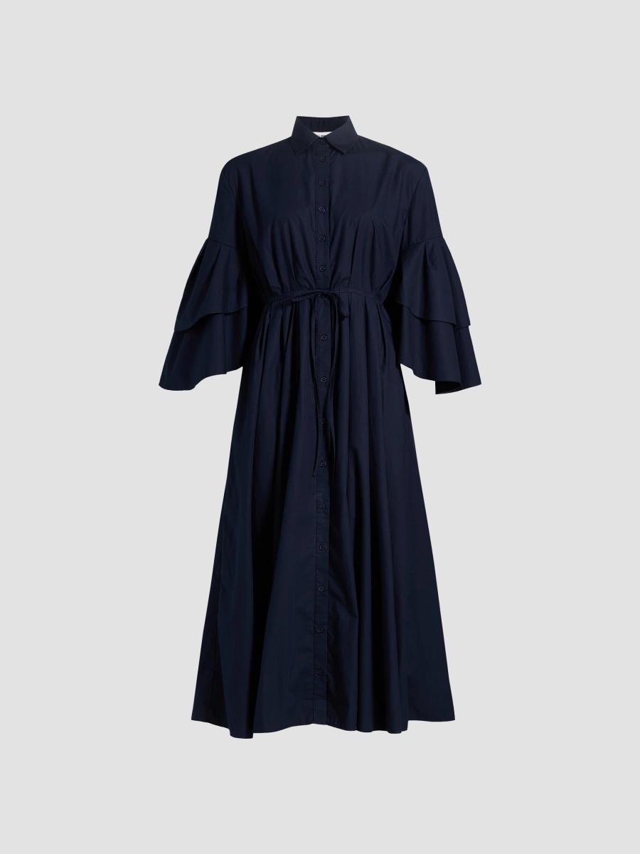 Rosie Assoulin Fiesta Cotton Midi-Shirtdress | Saks Fifth Avenue