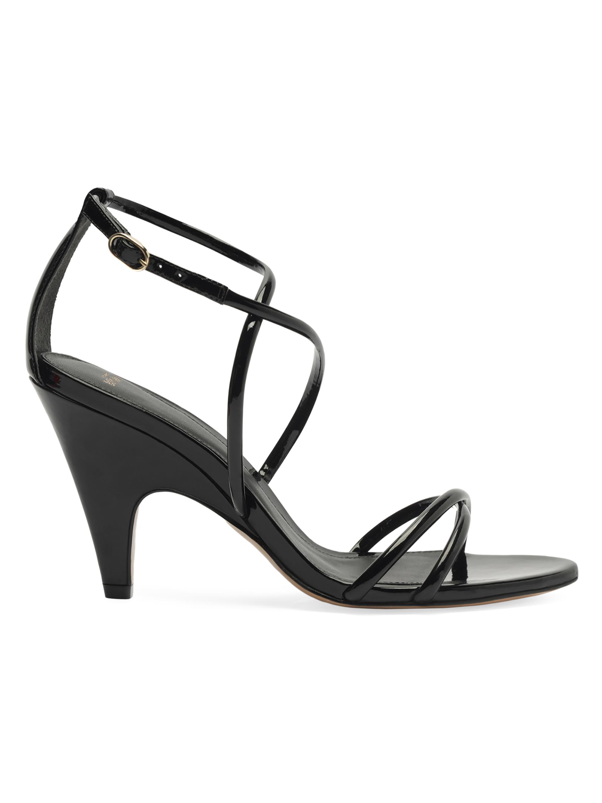Alexandre Birman Women's Lory 85MM Patent Leather Sandals - Black
