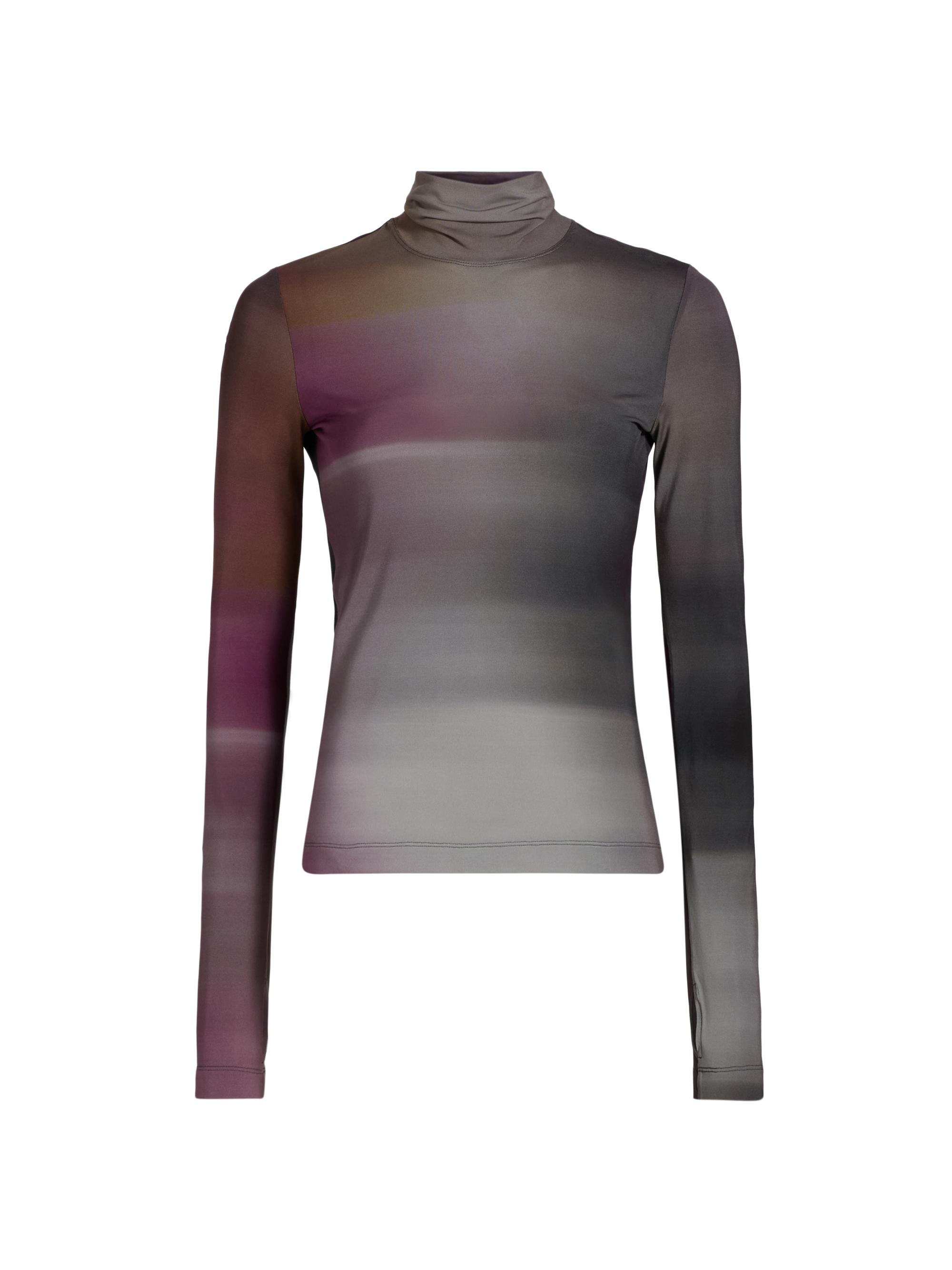 Helmut Lang Spaced Sheer Knit Long-Sleeve Top | Saks Fifth Avenue