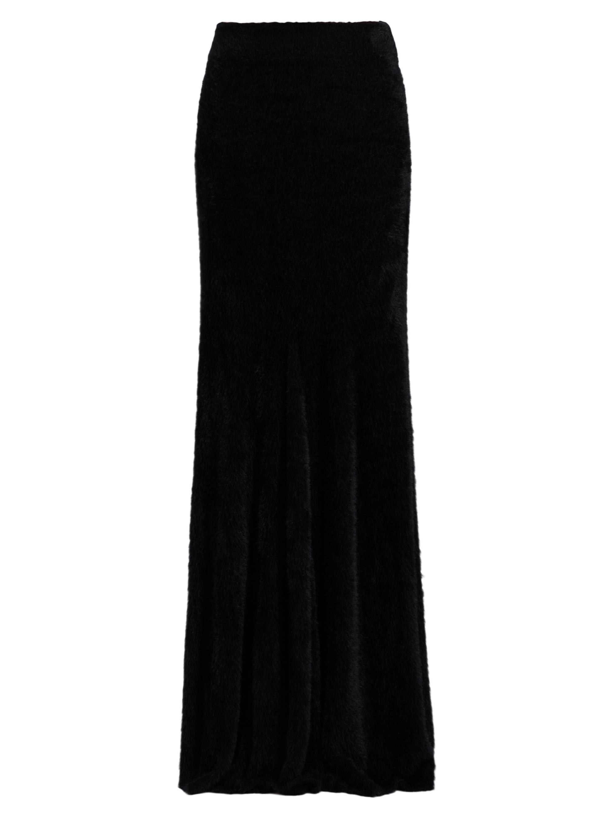 Saint Laurent Long Skirt in Silk Satin Crepe | Saks Fifth Avenue