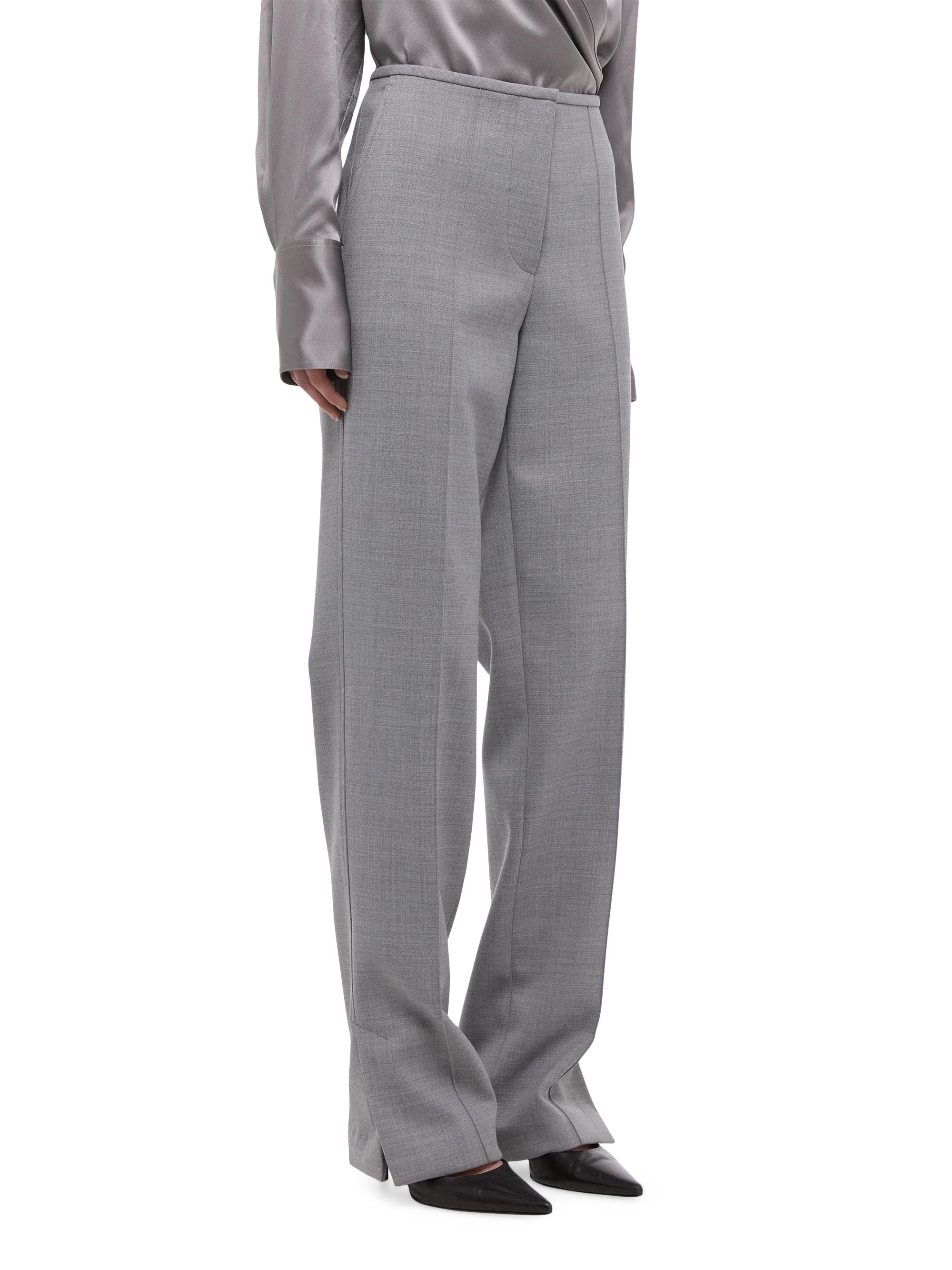 Helmut Lang Low-Rise Pintuck Trousers | Saks Fifth Avenue