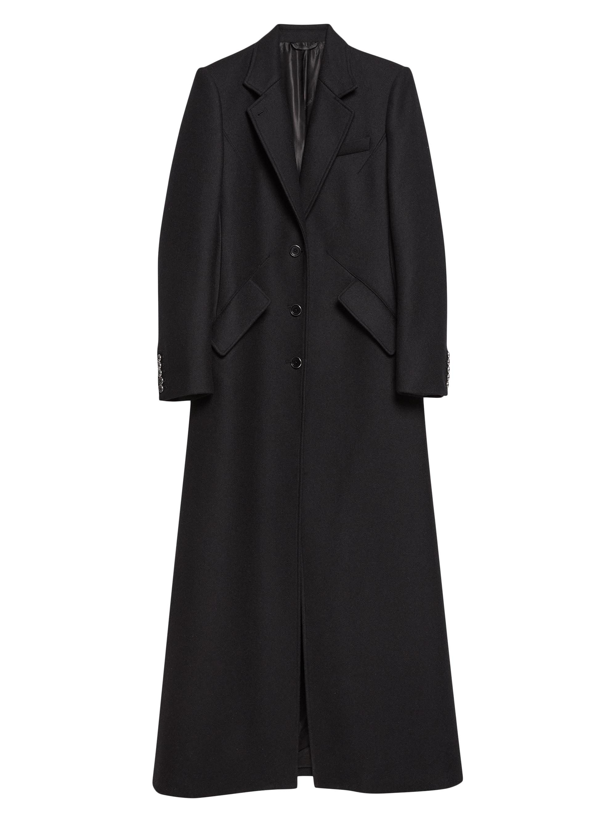 Helmut Lang ウールコート Helmut Lang Relaxed Fit Wool Blend Coat | Saks Fifth Avenue