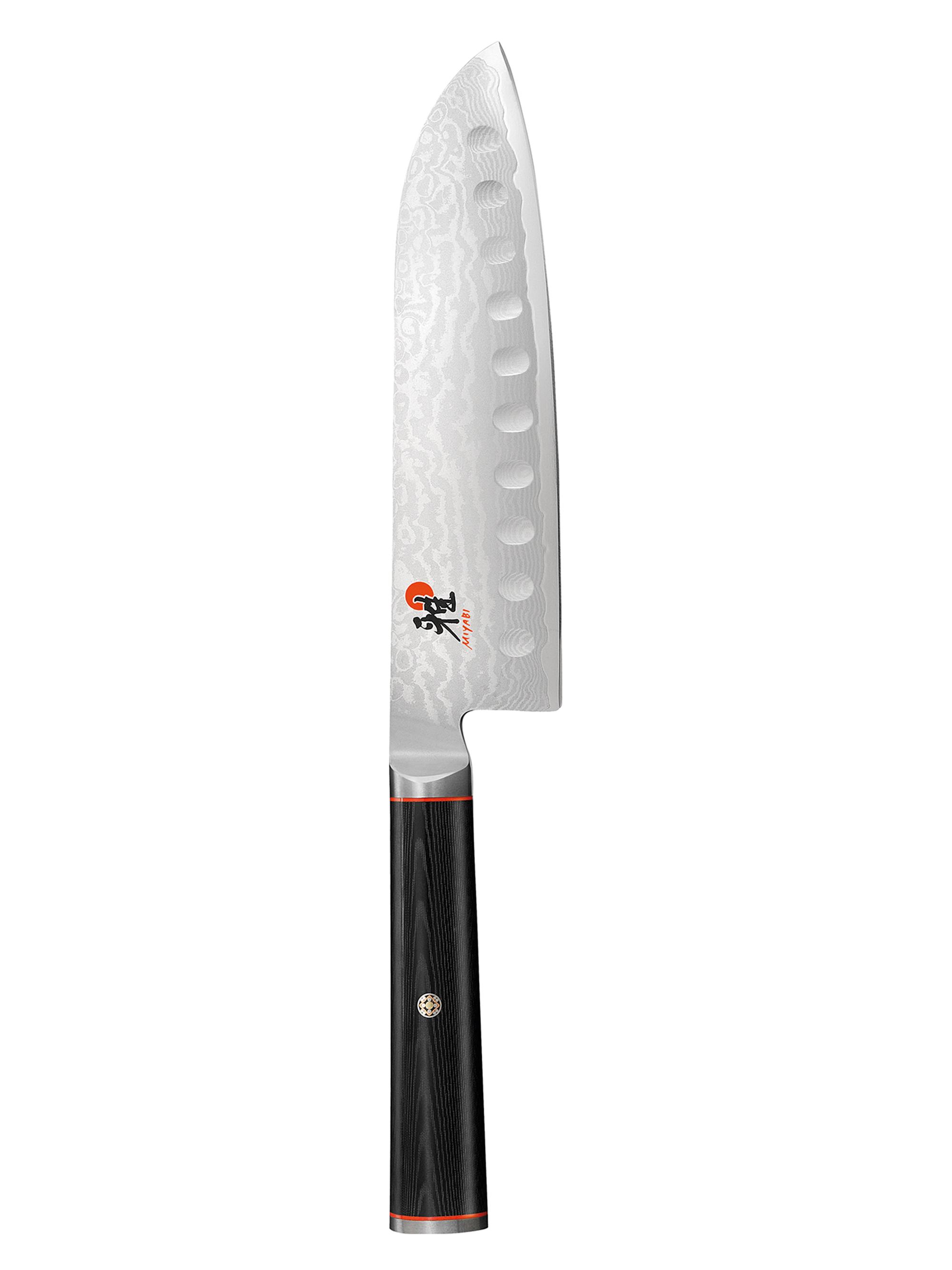 Miyabi Kaizen Hollow Edge Santoku Knife - Stainless Steel 7