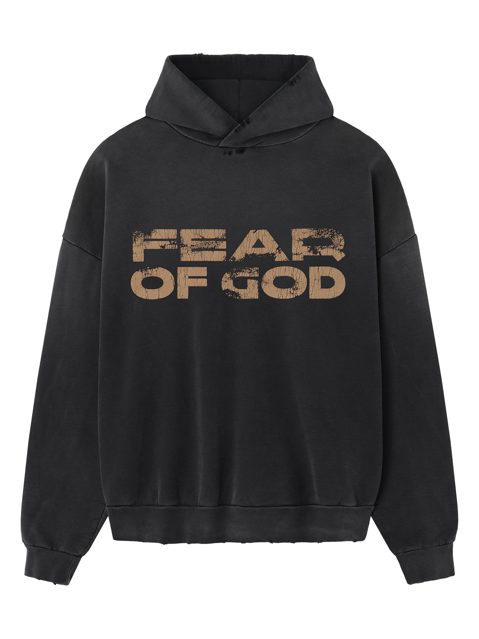 美品　FEAR OF GOD　5th 31 Fear of God Logo Overlapped Hoodie | Saks Fifth Avenue