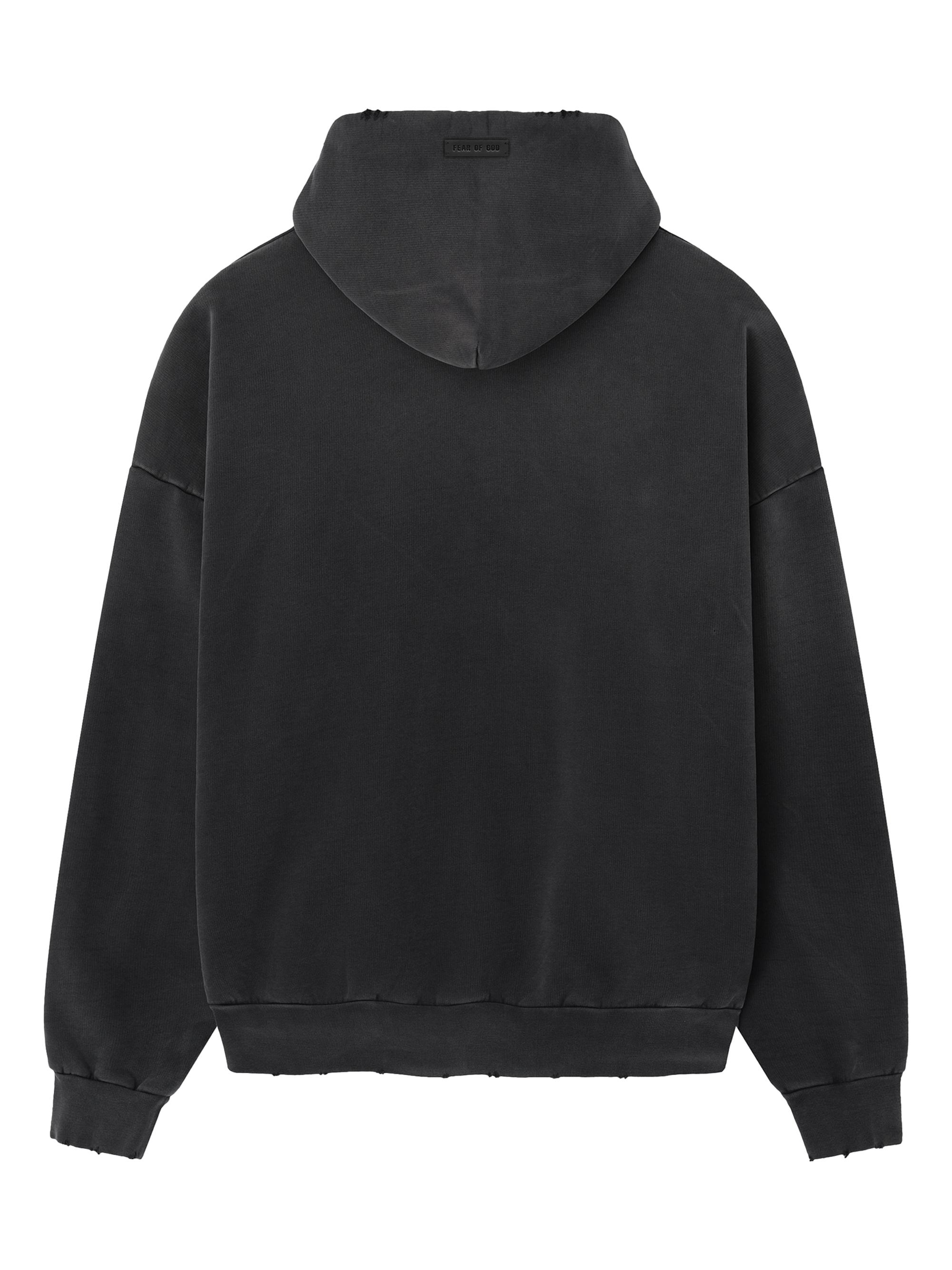 Fear of God Logo Distressed Cotton Hoodie | Saks Fifth Avenue
