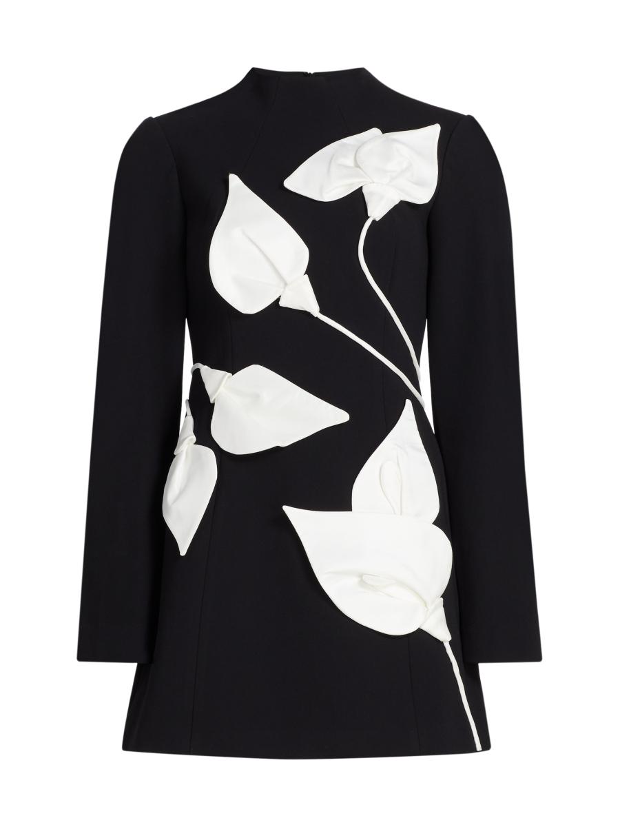 Acler Kadence Floral Long-Sleeve Minidress | Saks Fifth Avenue