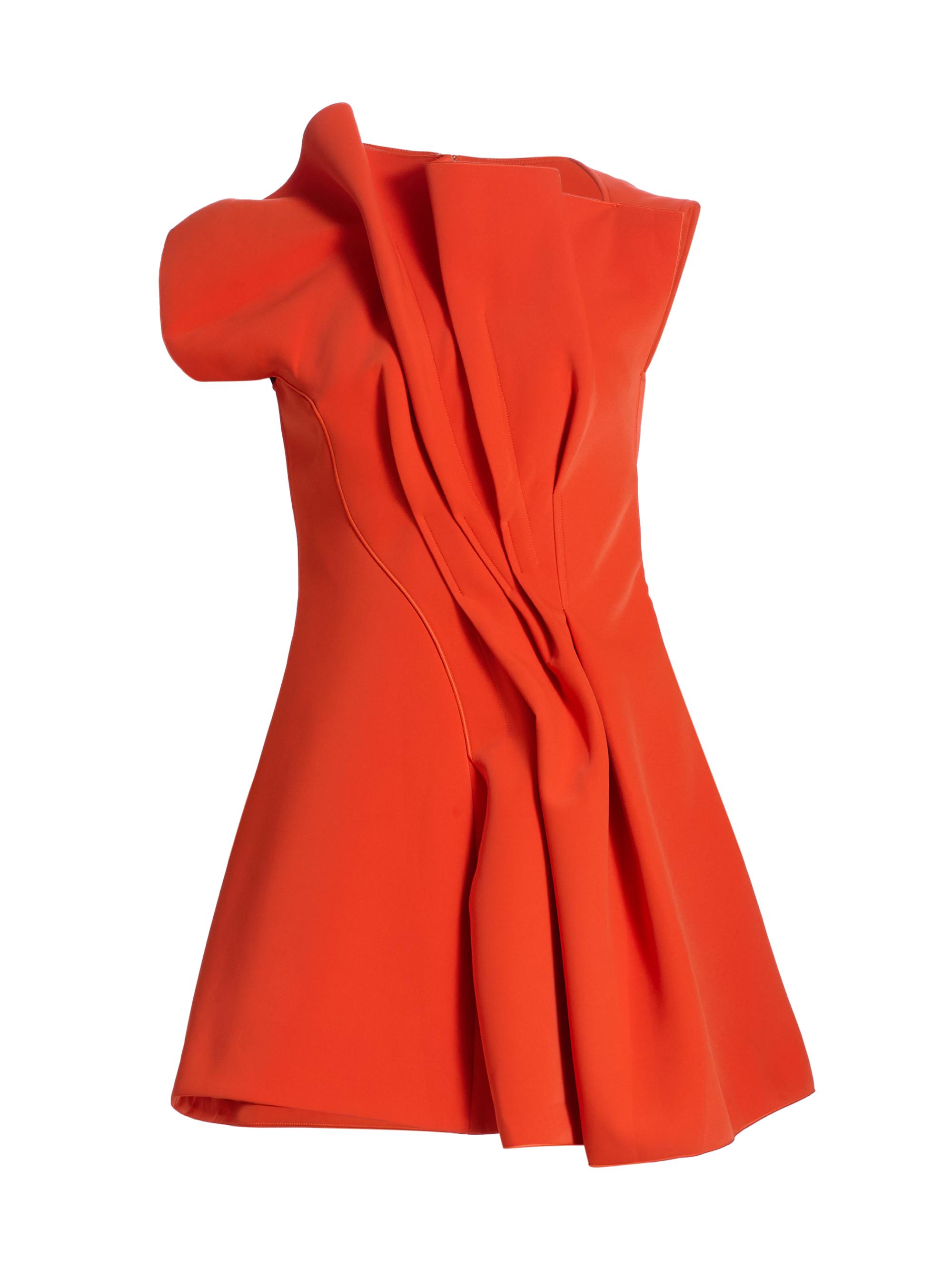 Hdxuly, ハディクリー Pleats Asymmetry Dress 0400023001505_ROSSO?wid=600&