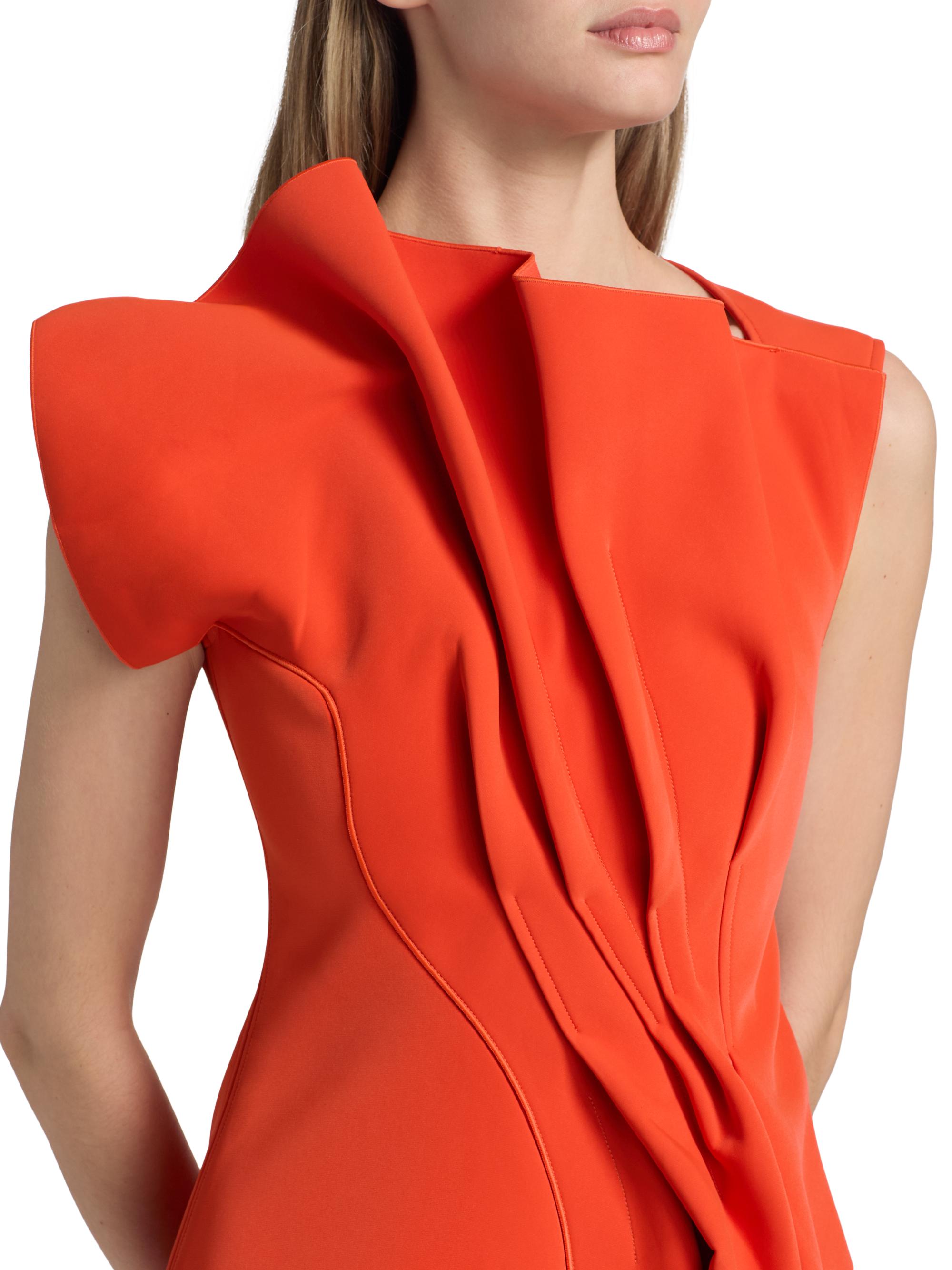 Hdxuly, ハディクリー Pleats Asymmetry Dress Shop Acler - Hawkley Pleated Asymmetric Minidress | Saks Fifth