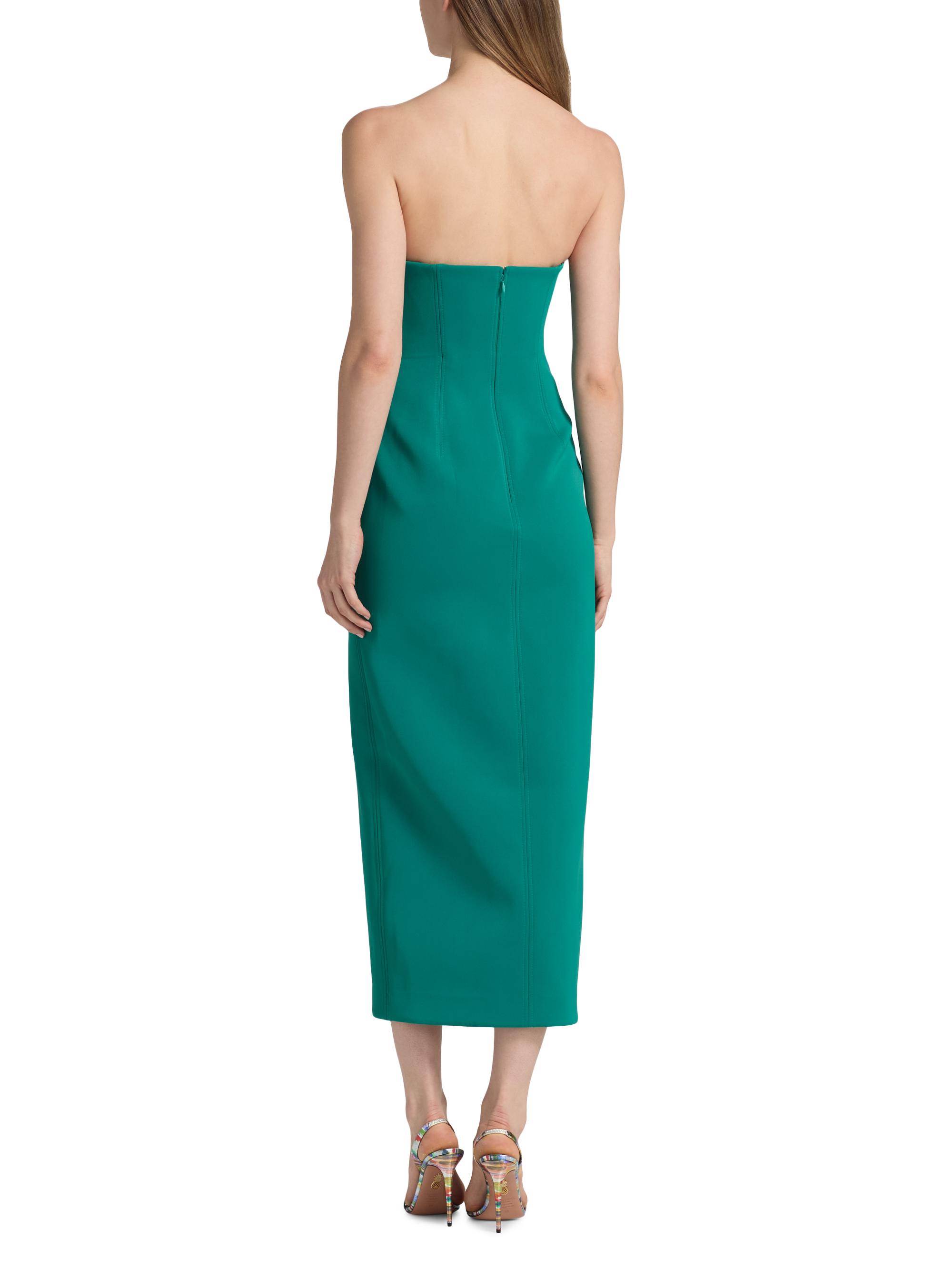 Acler Women's Manton Strapless Midi-Dress - Dark Pacific - Size 2