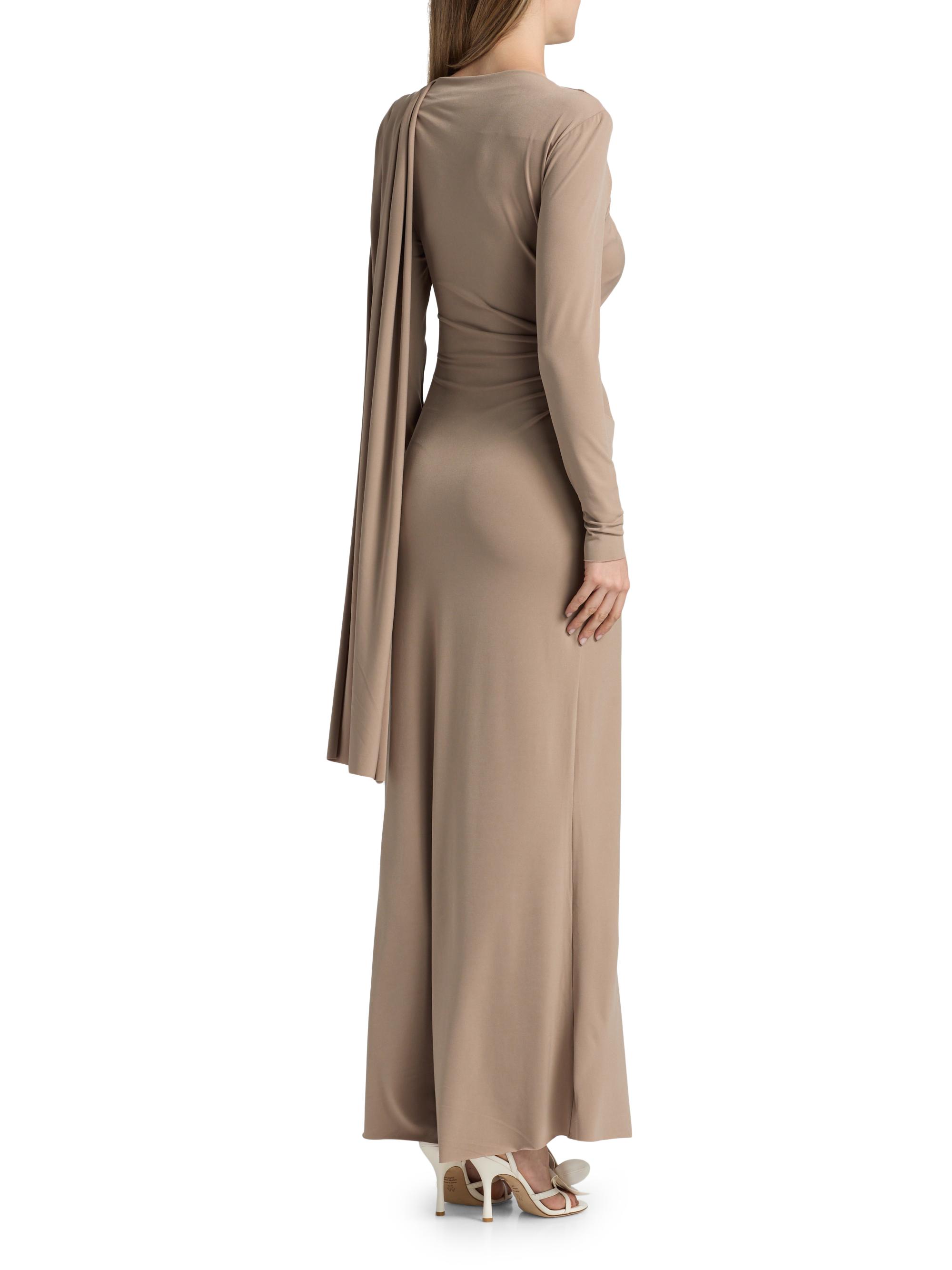 Acler Catherinson Gathered Knit Maxi Dress | Saks Fifth Avenue