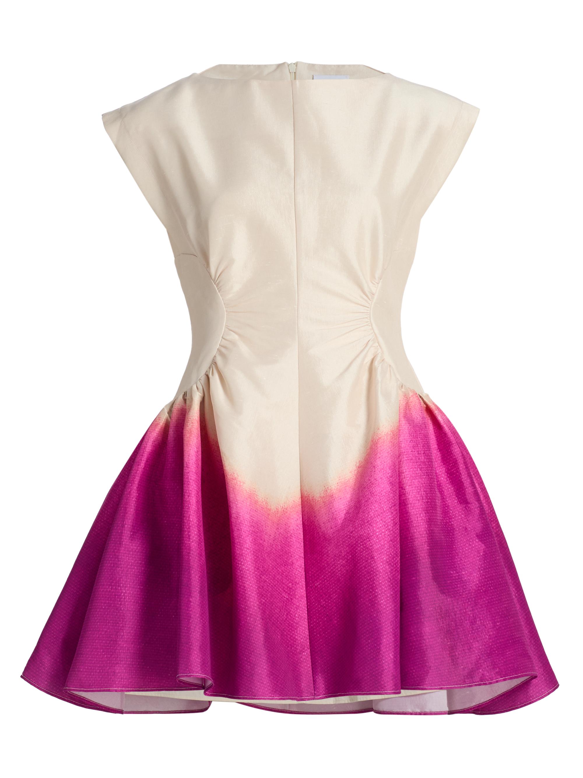 A.E.マルティ☆ファッションプレートーUN PEU D'OMBRE ENFIN Acler Emery Ombré Satin Minidress | Saks Fifth Avenue
