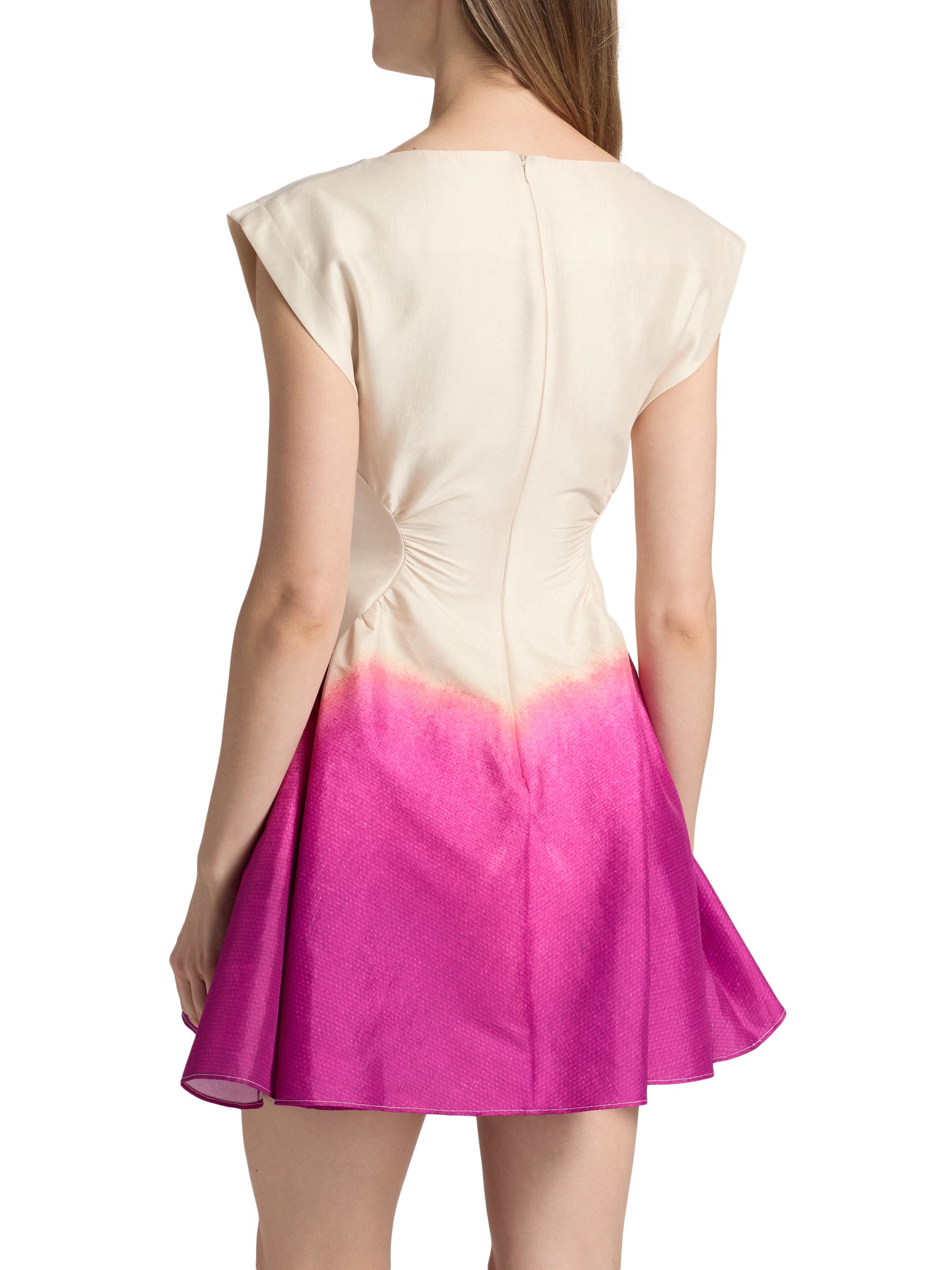 Acler Emery Ombr Satin Minidress | Saks Fifth Avenue