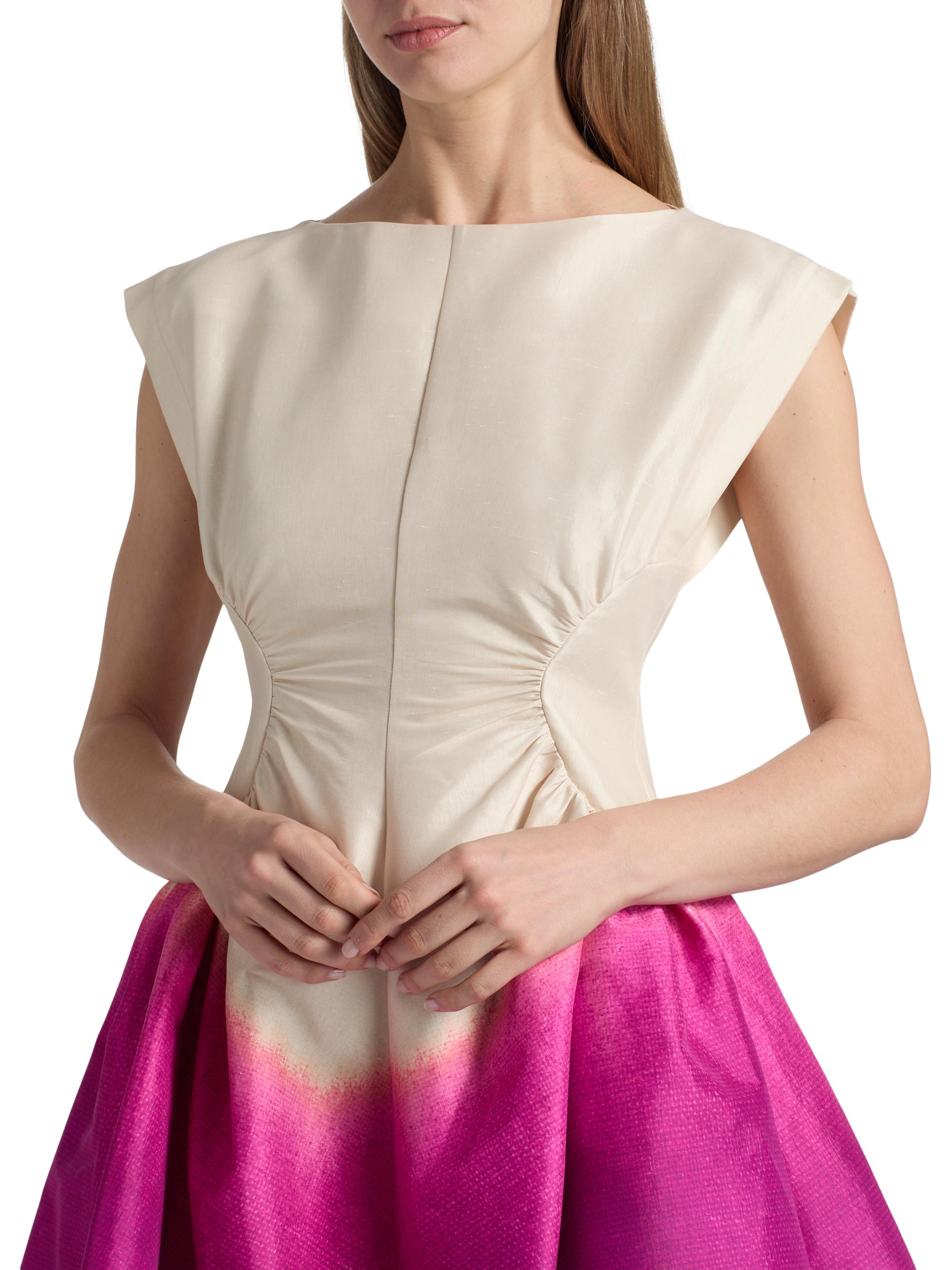 Acler Emery Ombr Satin Minidress | Saks Fifth Avenue