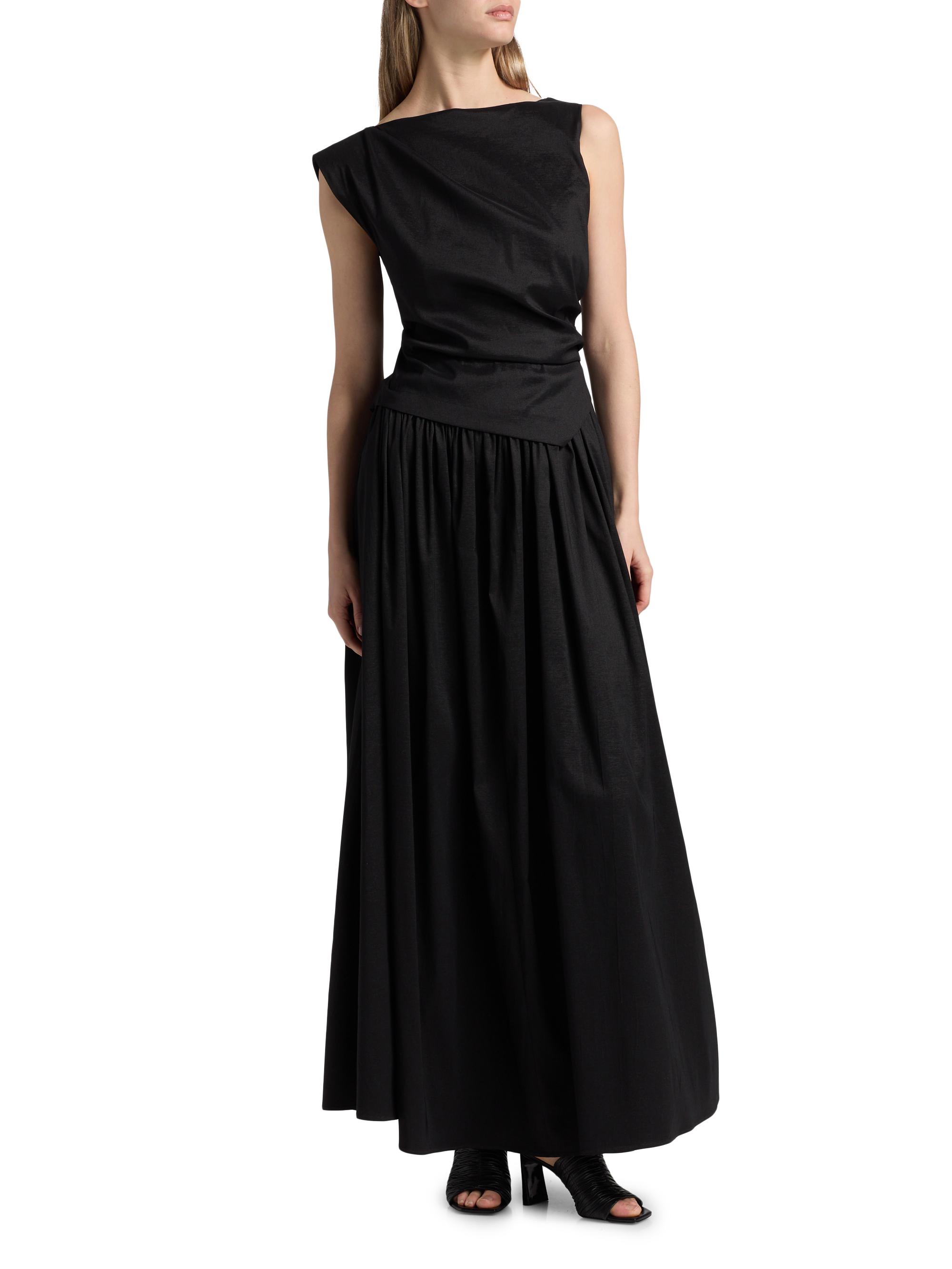 Acler Stopes Asymmetric A-Line Maxi Dress | Saks Fifth Avenue