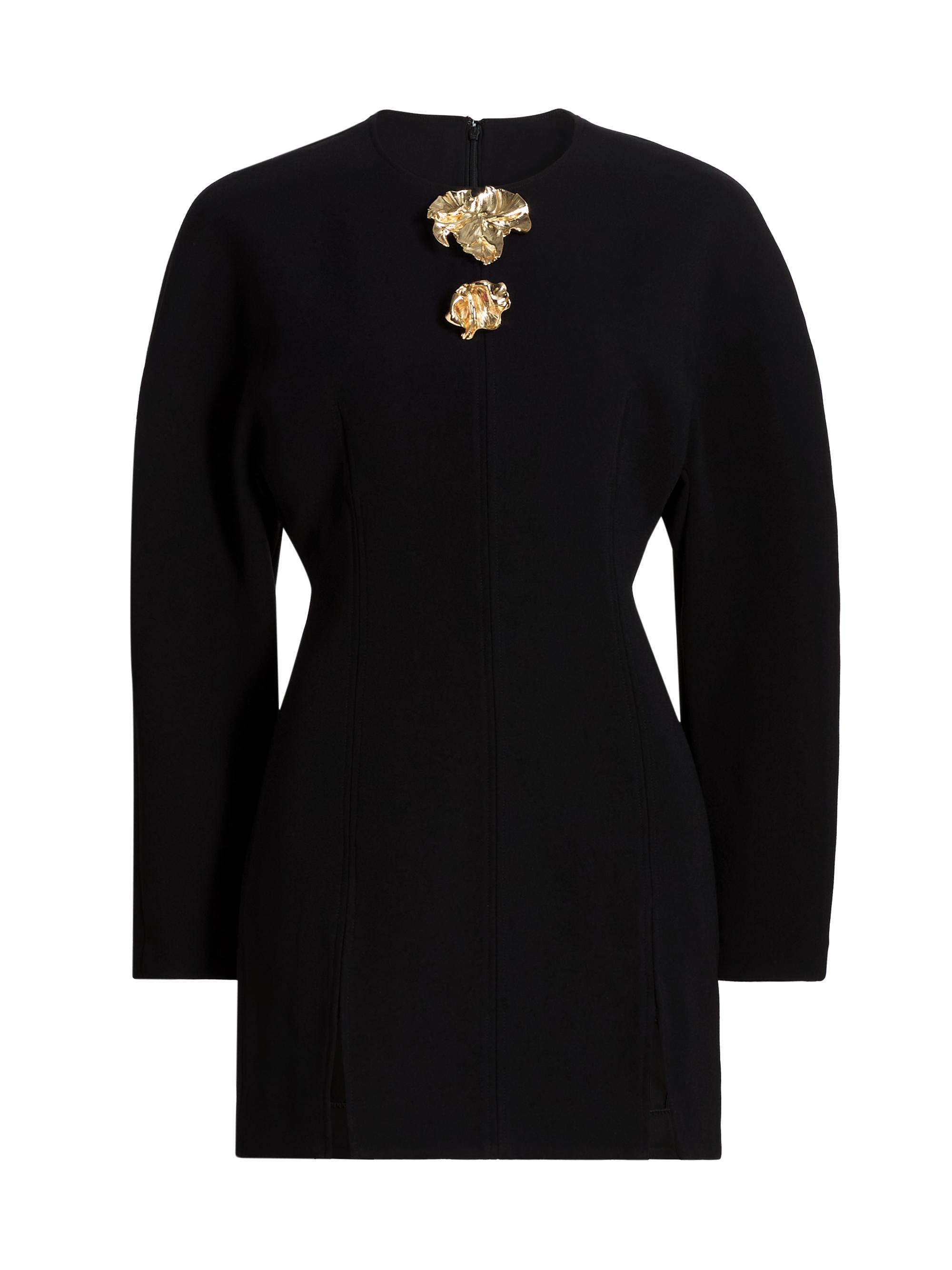 Acler Women's Brotton Floral-Detail Minidress - Black