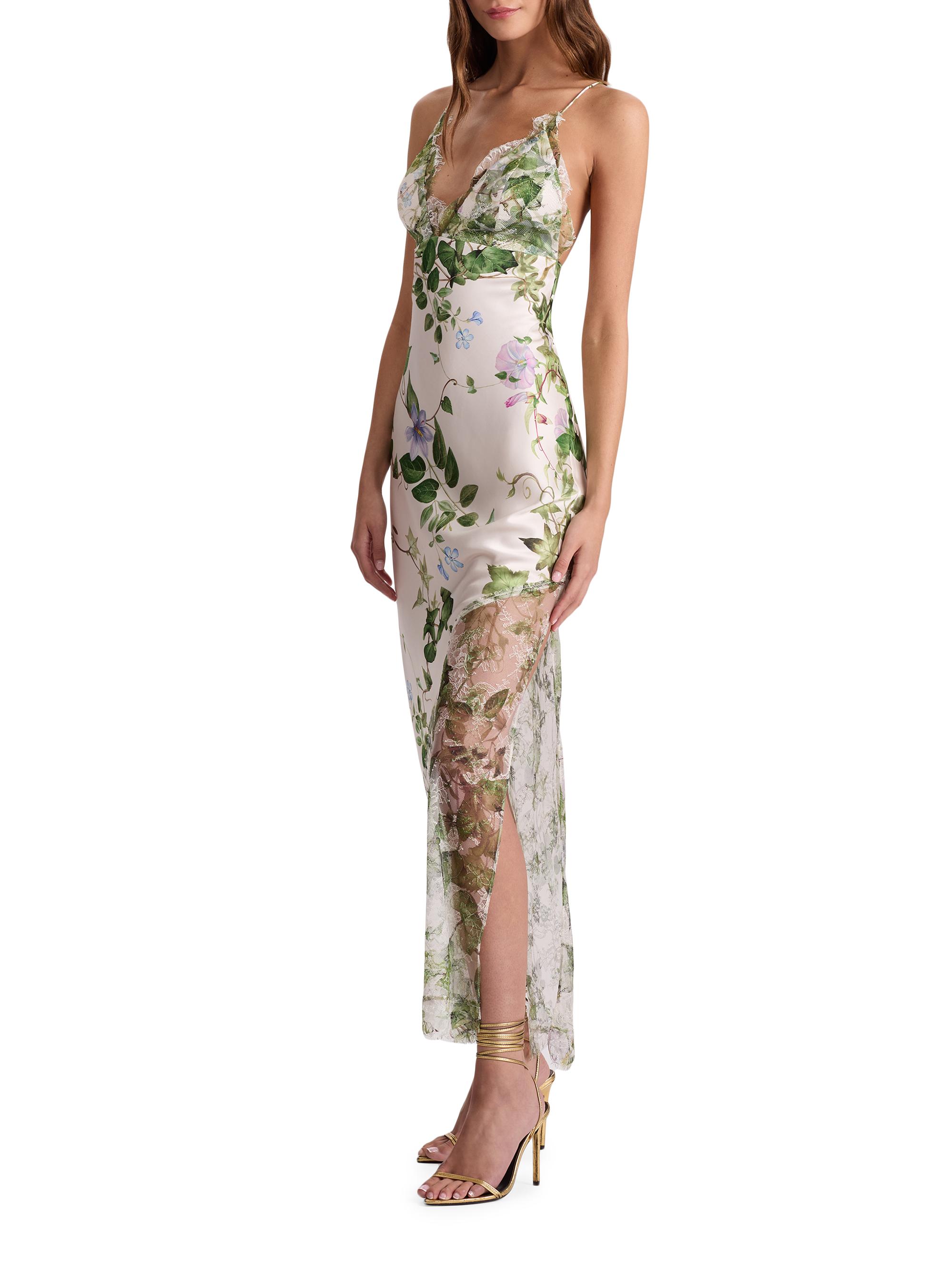 Alice + Olivia Claudia Floral Lace Slipdress | Saks Fifth Avenue