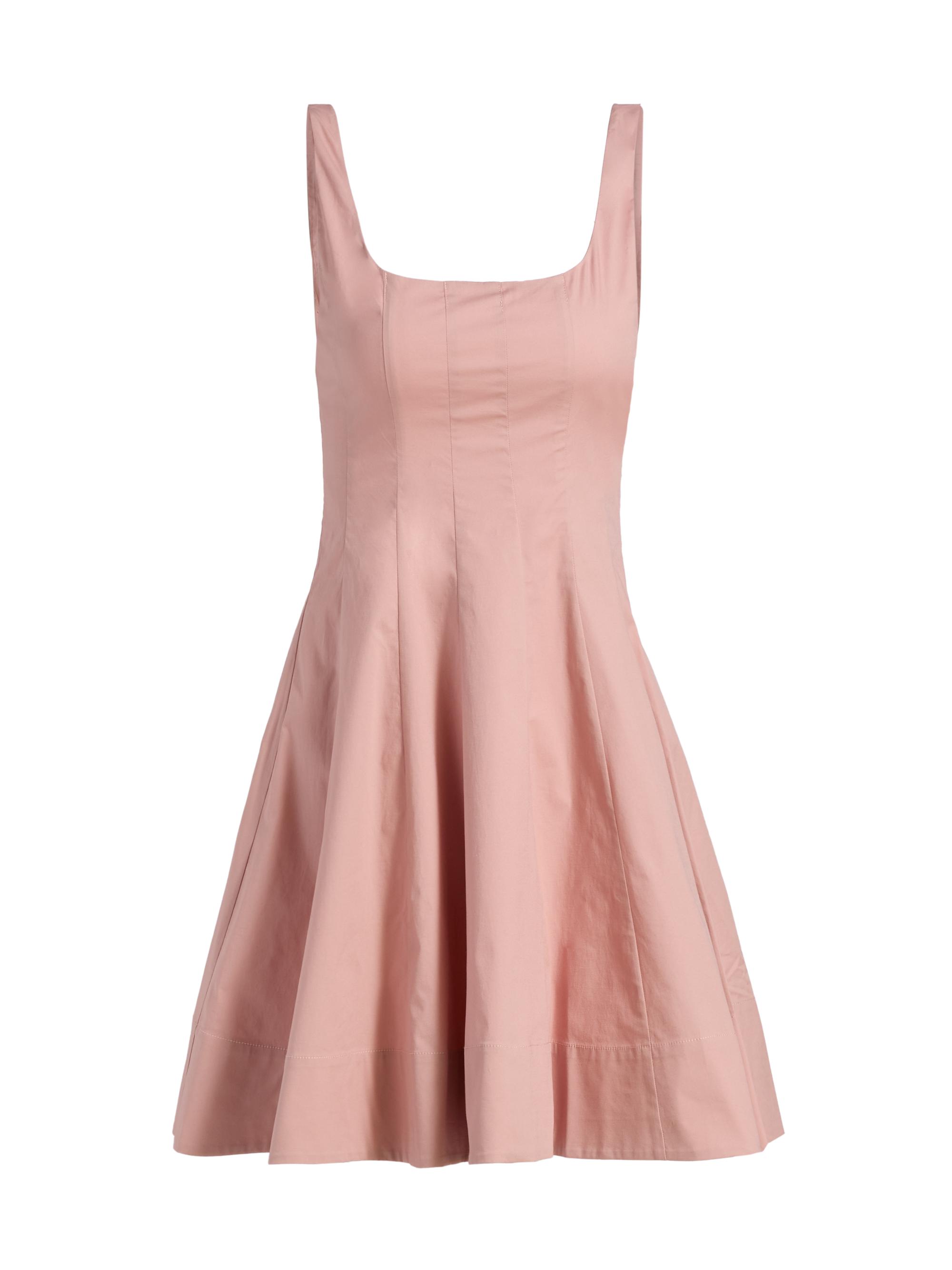 Staud Women's Wells Poplin Minidress - Dusty Rose