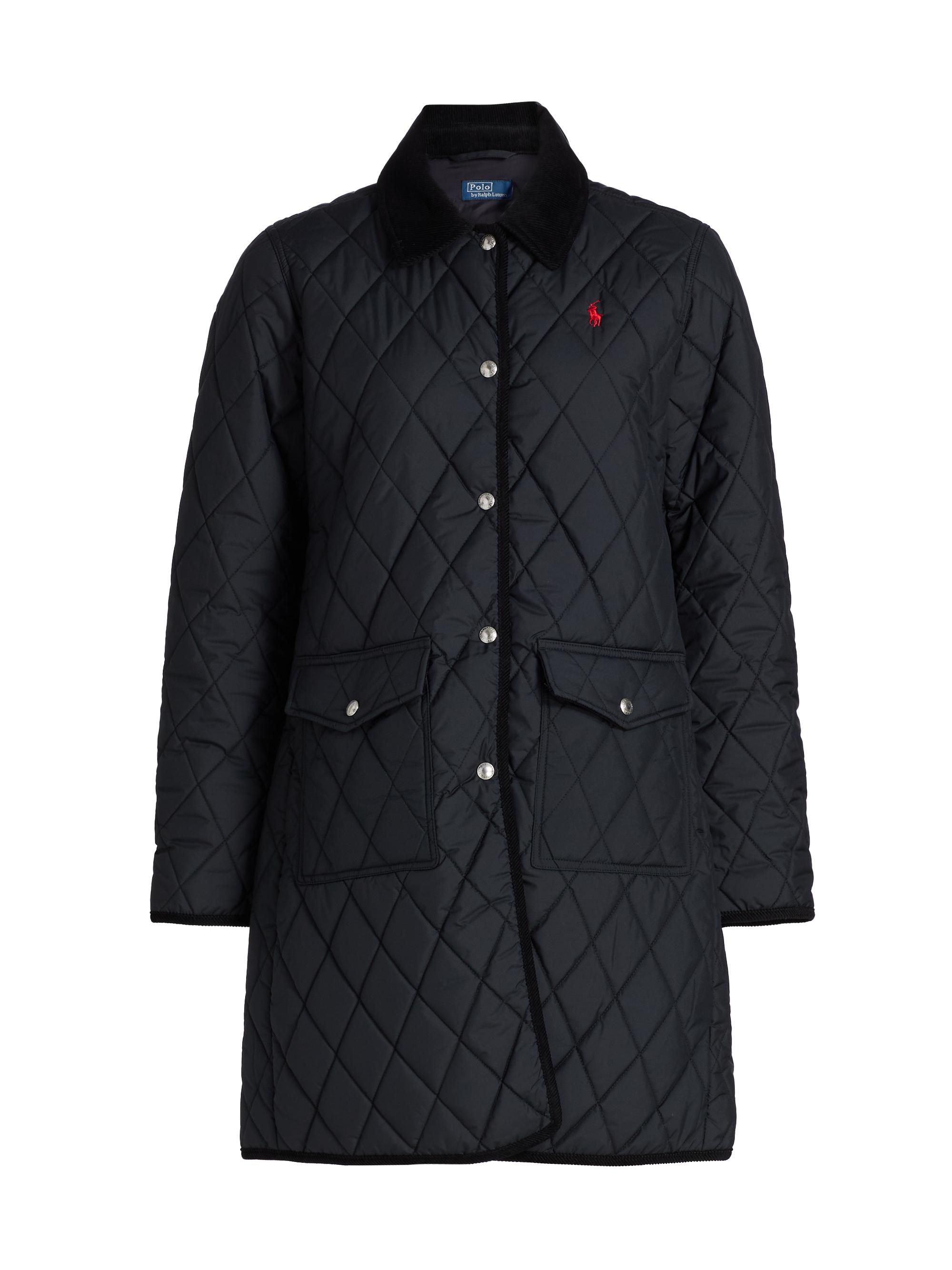 Polo Ralph Lauren Women's Matte Diamond-Quilted Barn Jacket - Polo Black