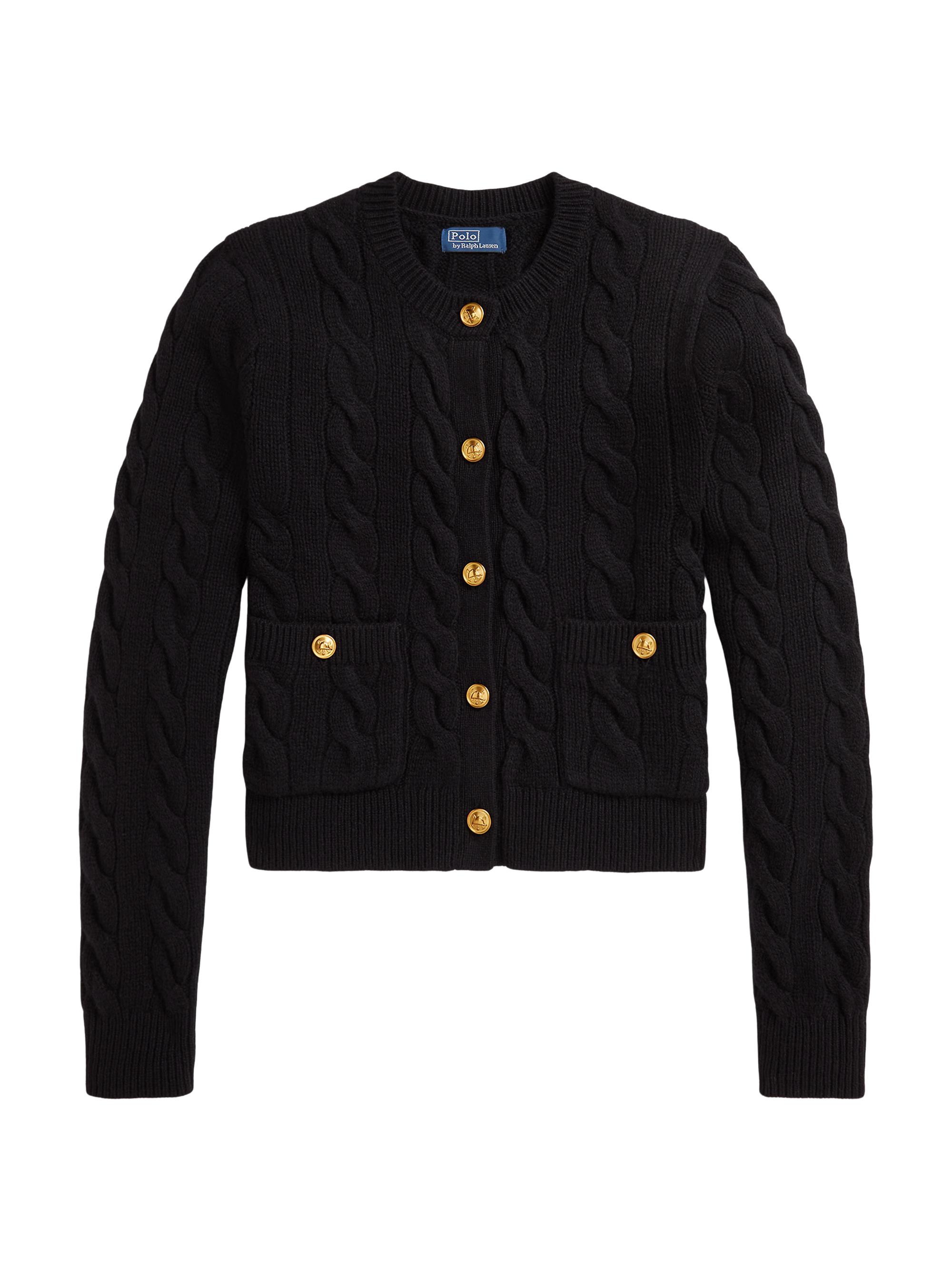 Polo Ralph Lauren Cable-Knit Wool-Cashmere Cardigan | Saks Fifth