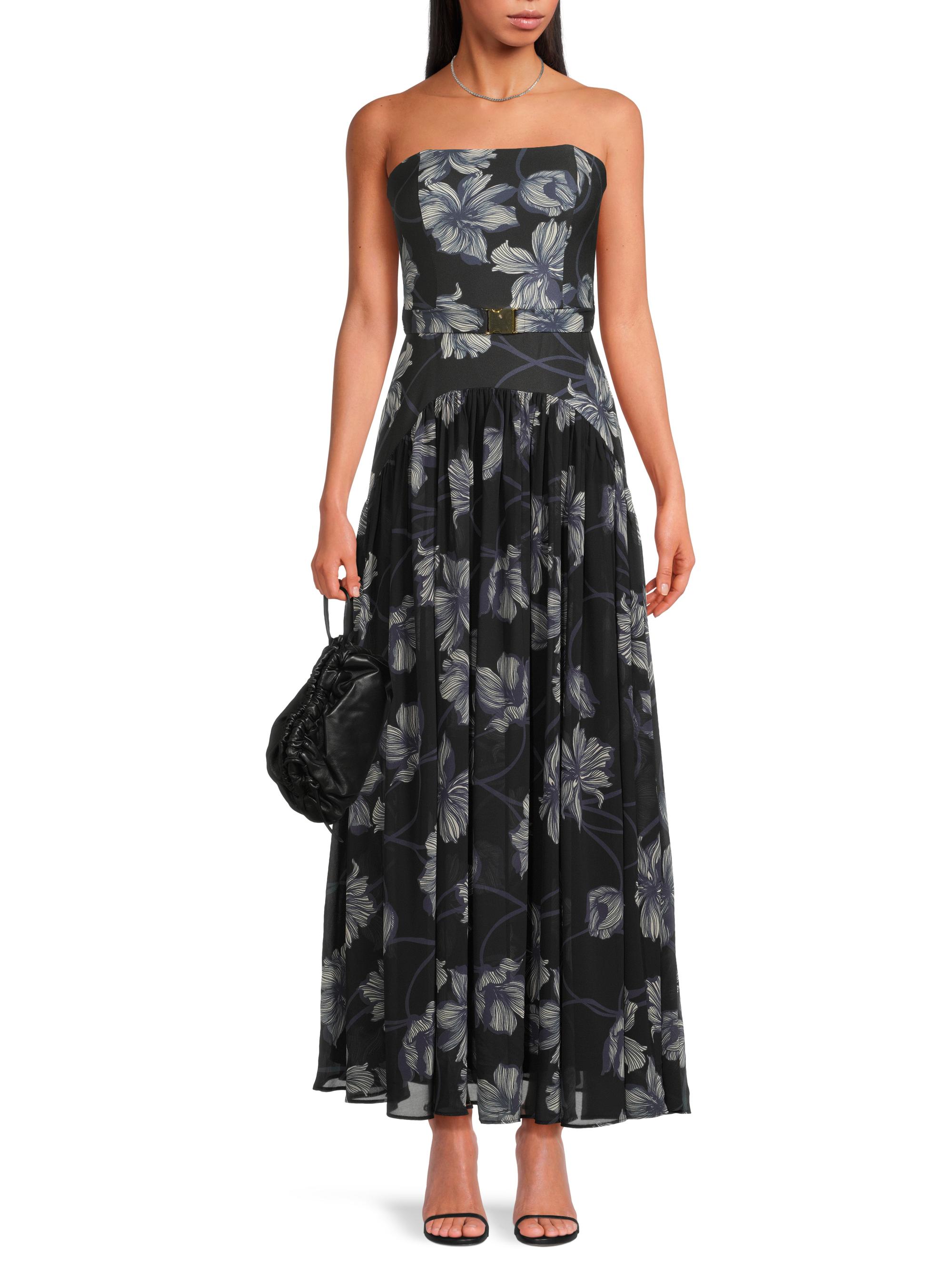 carmel strapless drop waist maxi dress hutch Hutch Carmel Strapless Maxi Dress main image 1