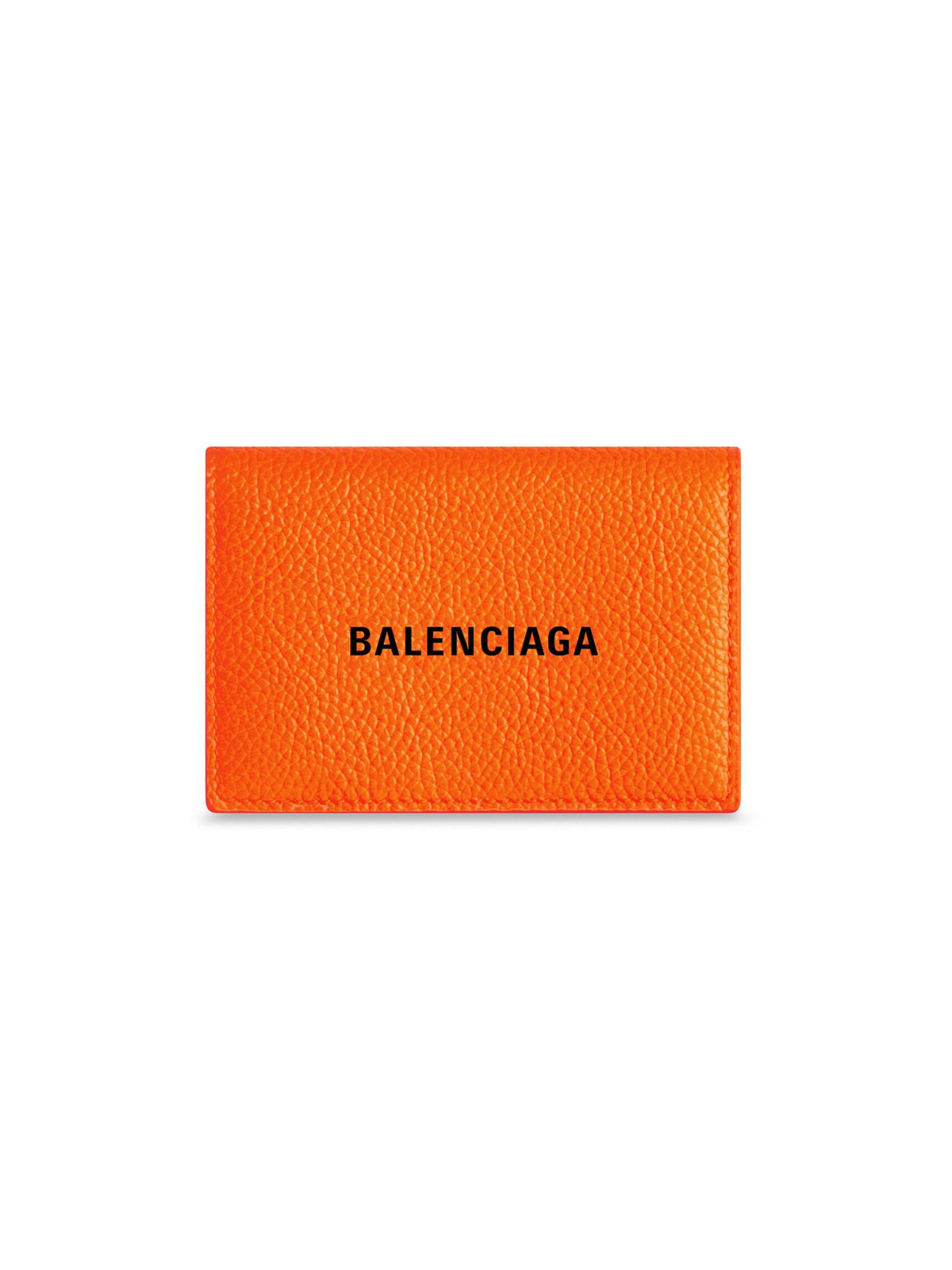 Balenciaga Women's Cash Mini Wallet - Fluo Orange