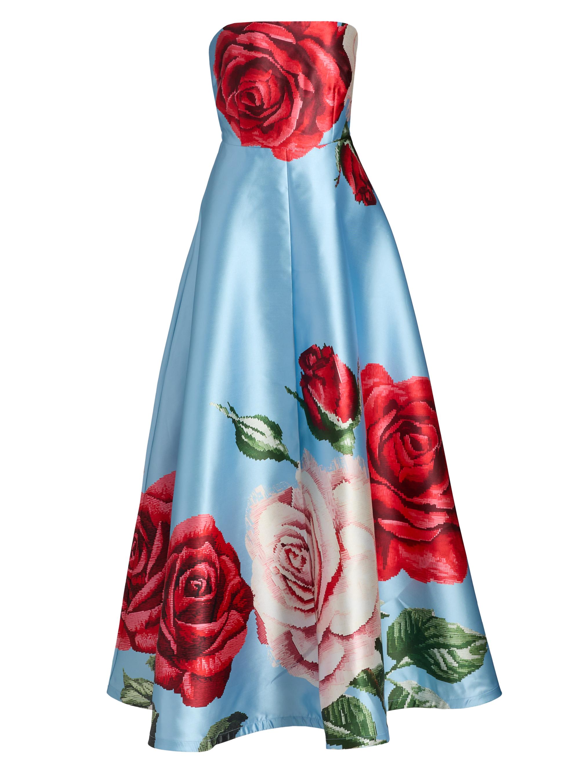 Aston Studio Women's Le Fleur Audrey Strapless Gown - Arctic Rose