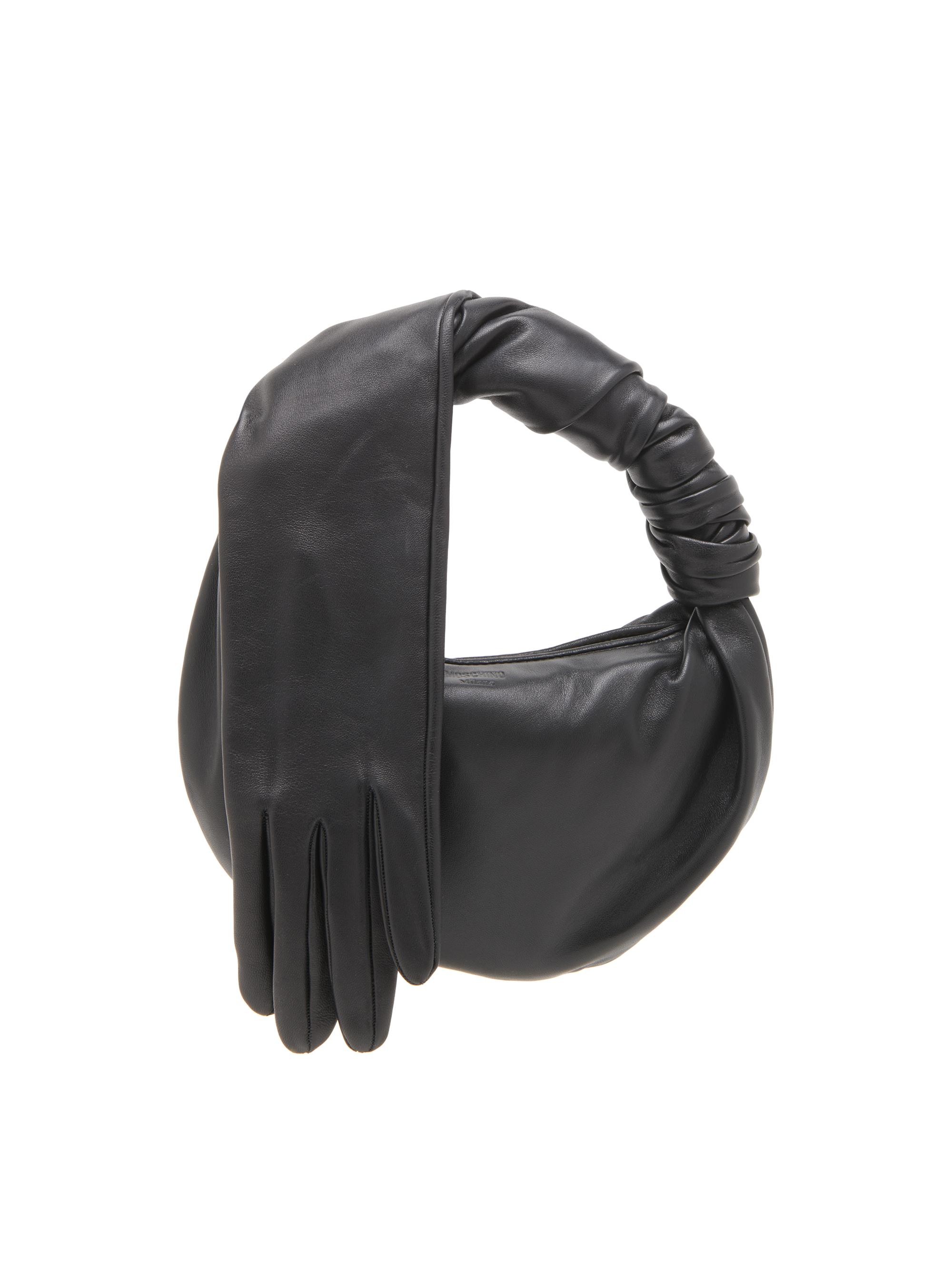 Moschino Women's Leather Top Handle Bag - Black