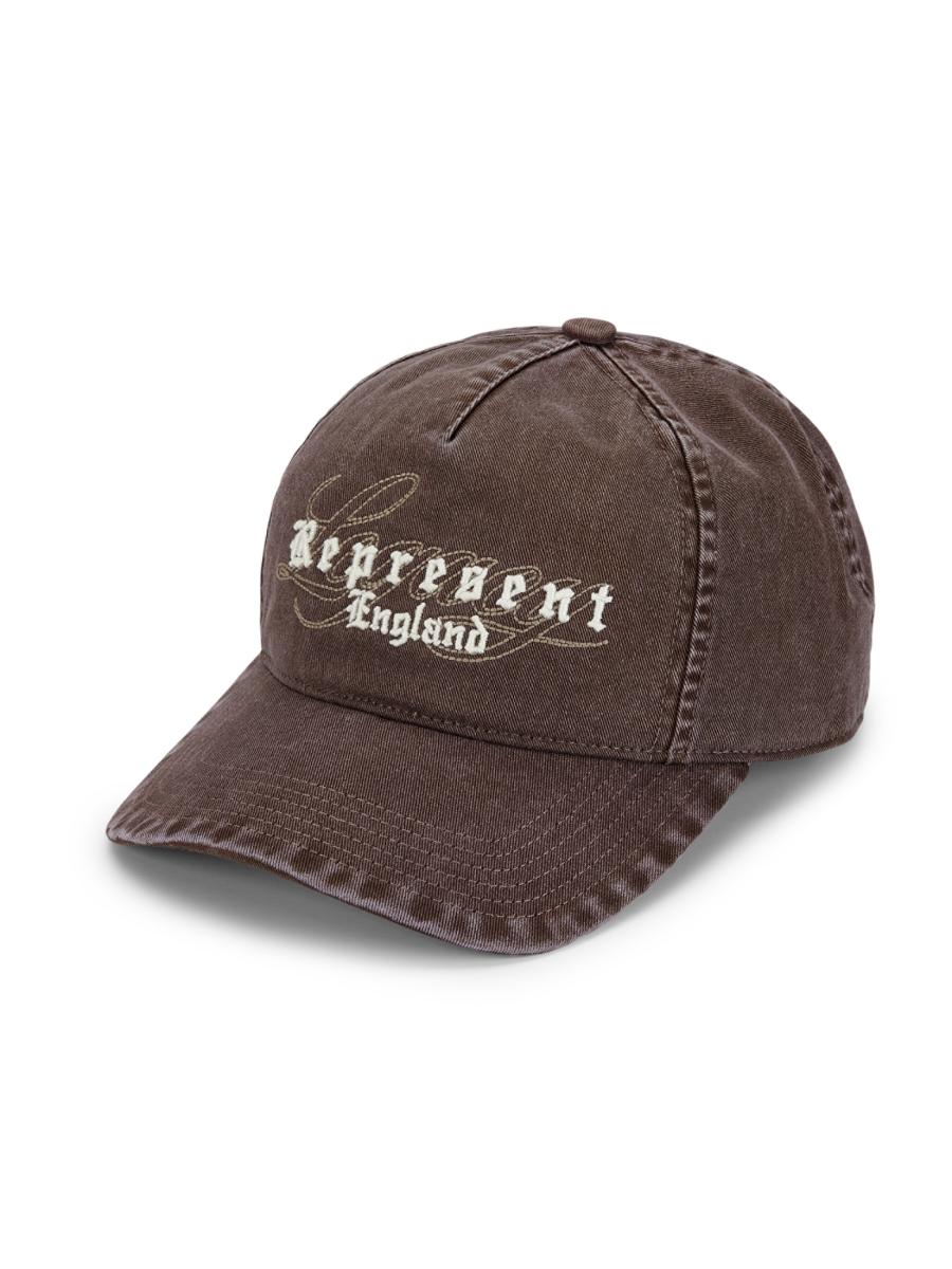 Represent Men's  Legacy Logo Baseball Cap In Brown