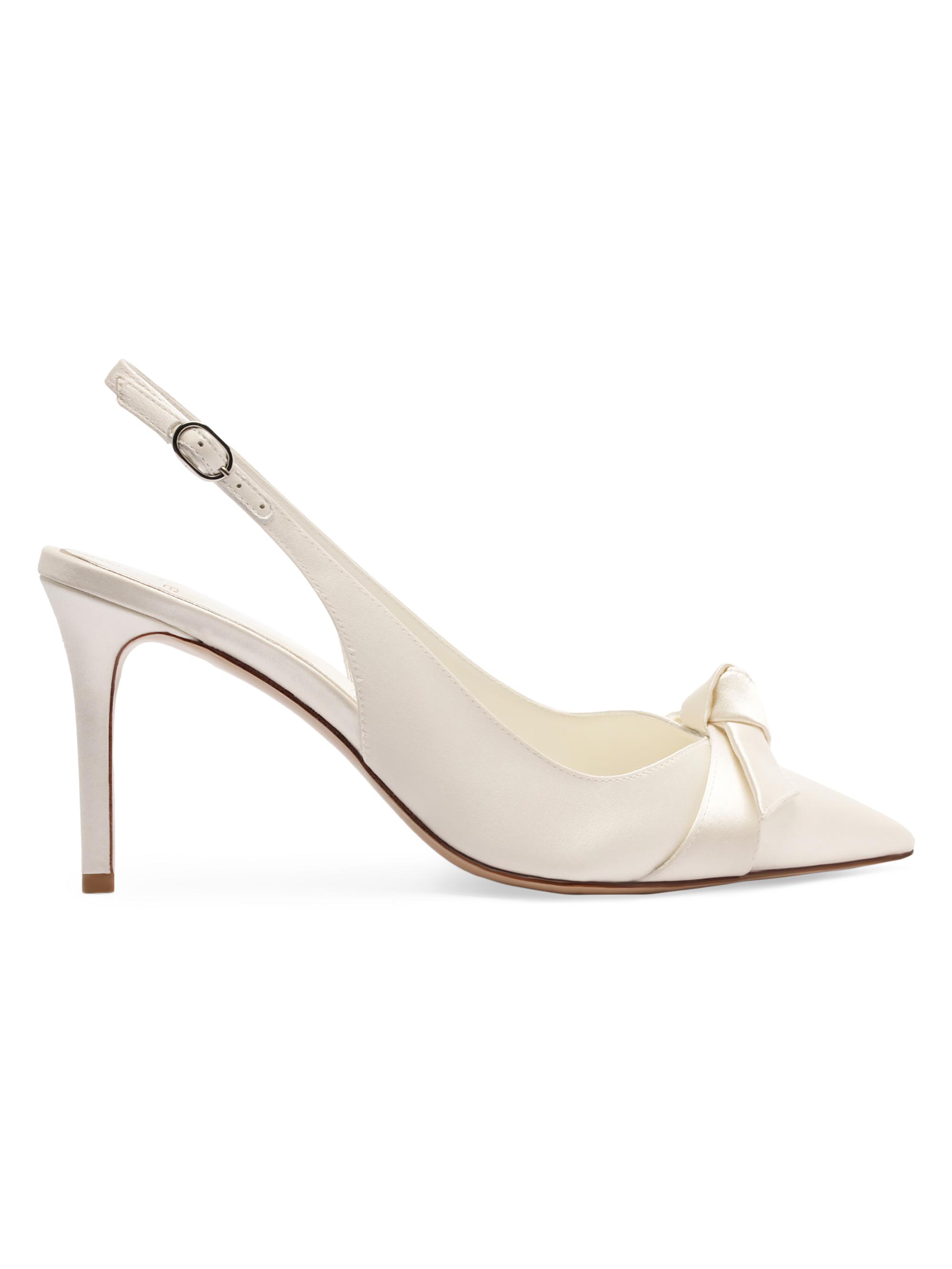 Alexandre Birman Women's Clarita Classic 5MM Leather Slingback Pumps - Bianco